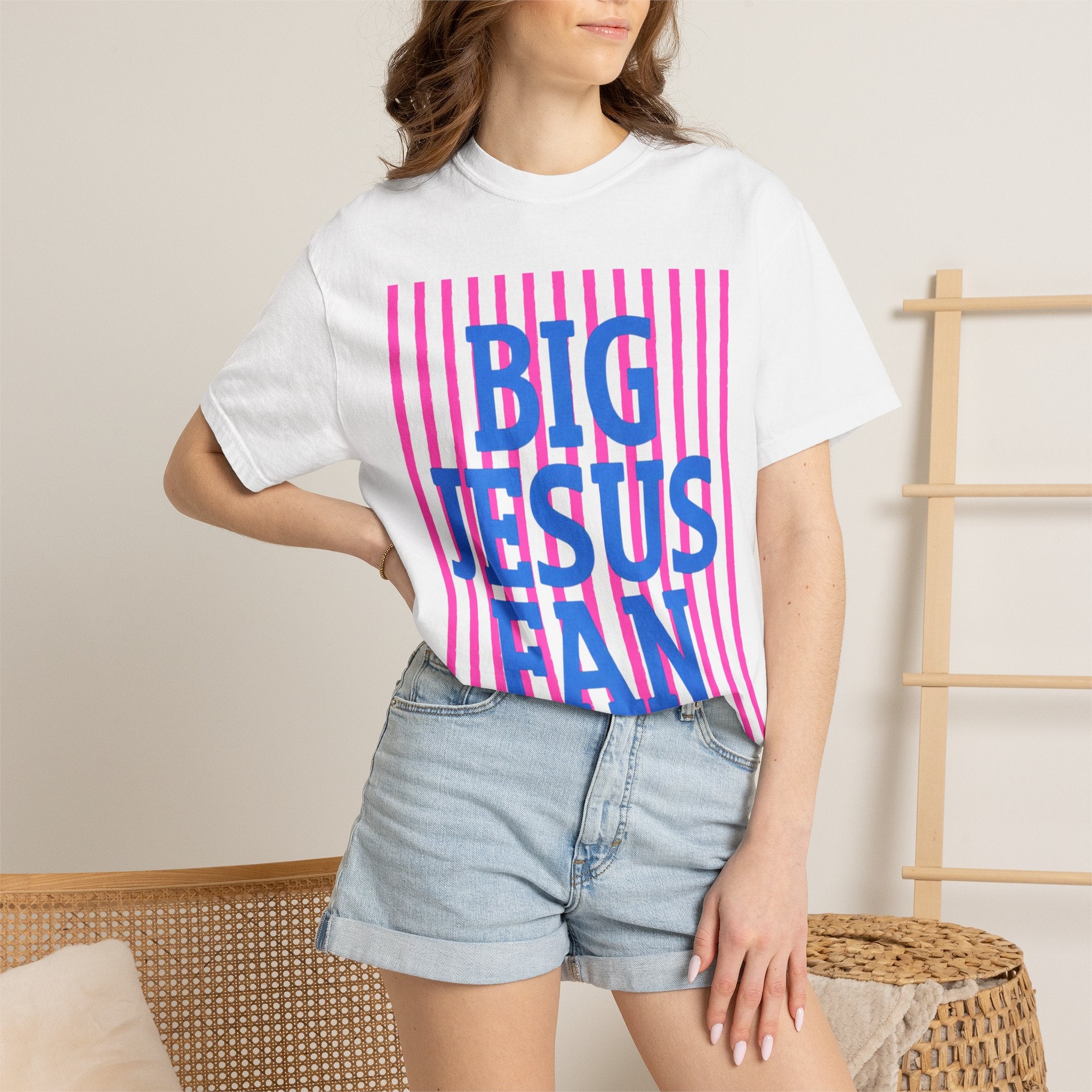 Big Jesus Fan T-Shirt — Bold Christian Faith Tee