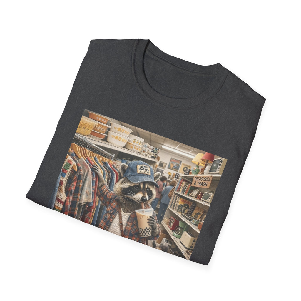 Thrifted Raccoon T-Shirt — "I'd Thrift That" Vintage Store Graphic Tee