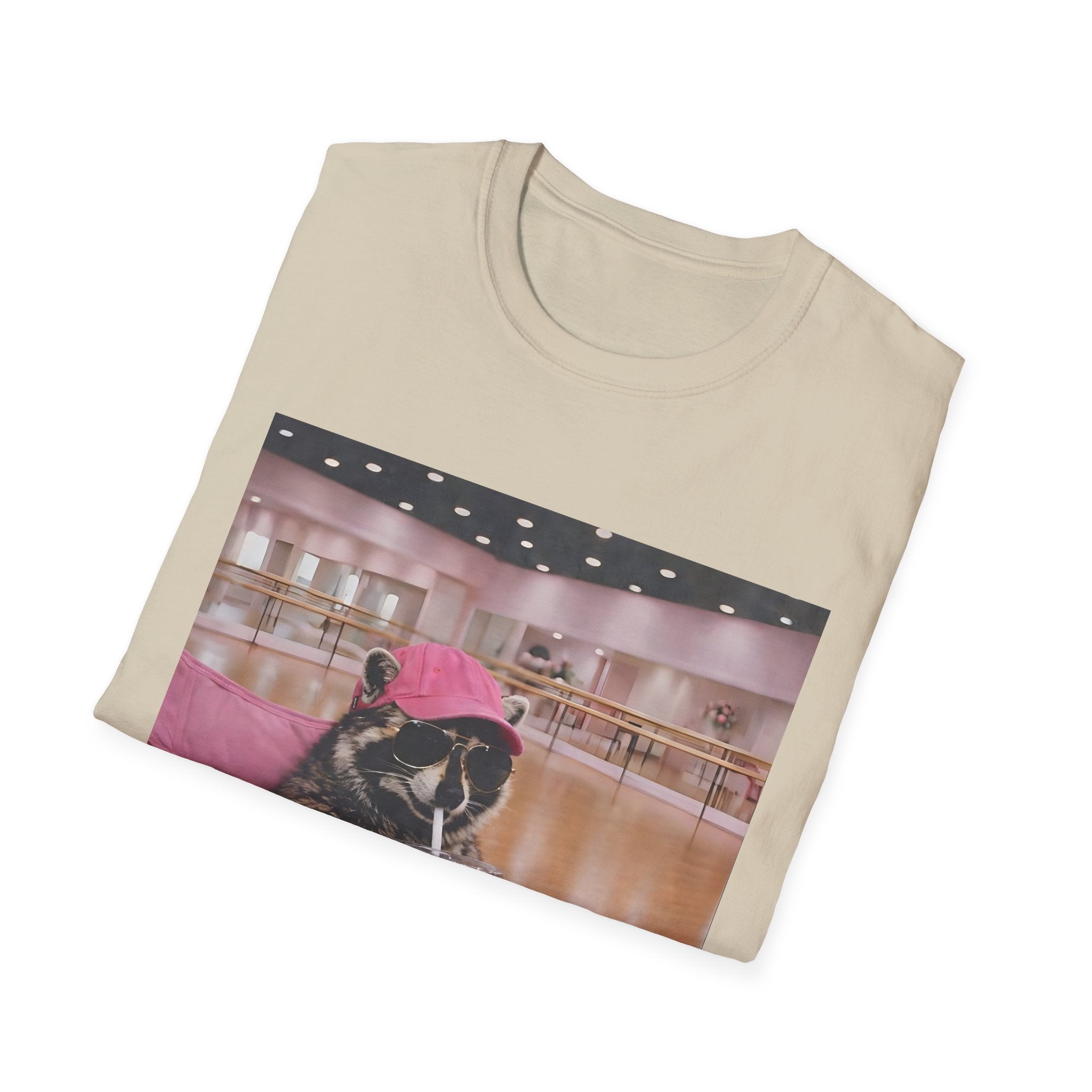 T-Shirt — Cute Dance Mom Graphic Tee ("I Live Here Now")