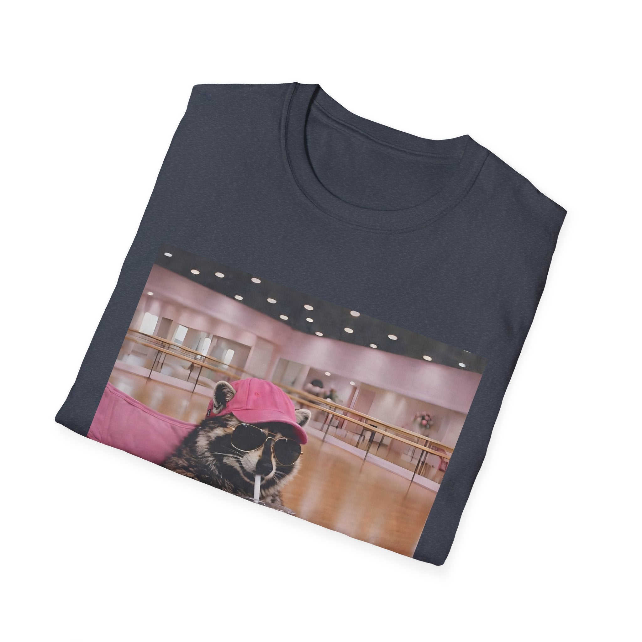 T-Shirt — Cute Dance Mom Graphic Tee ("I Live Here Now")
