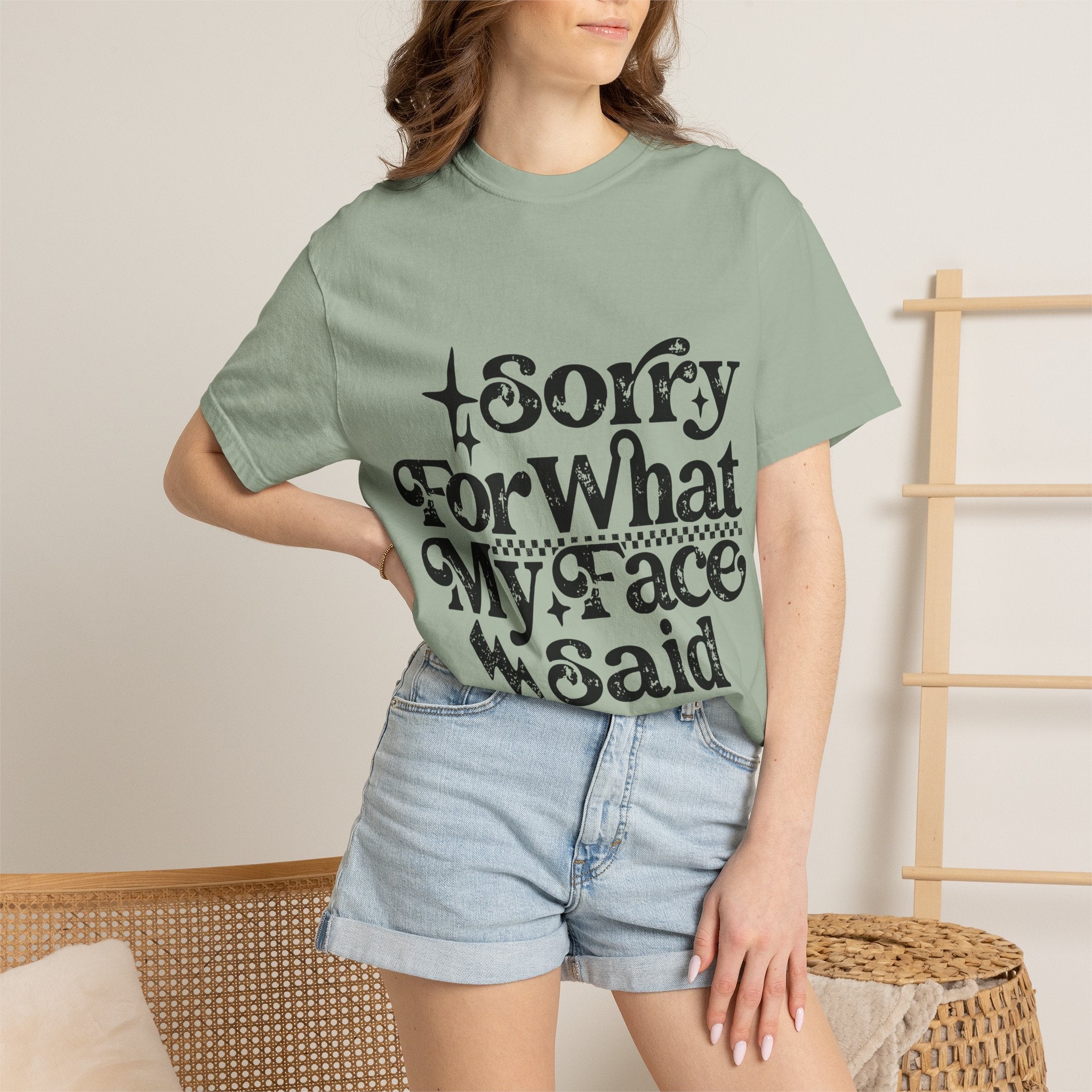 Sorry For What My Face Said T-Shirt