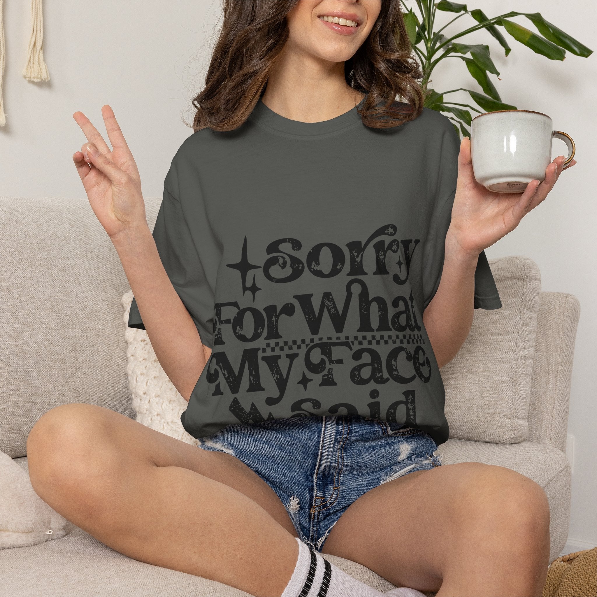 Sorry For What My Face Said T-Shirt