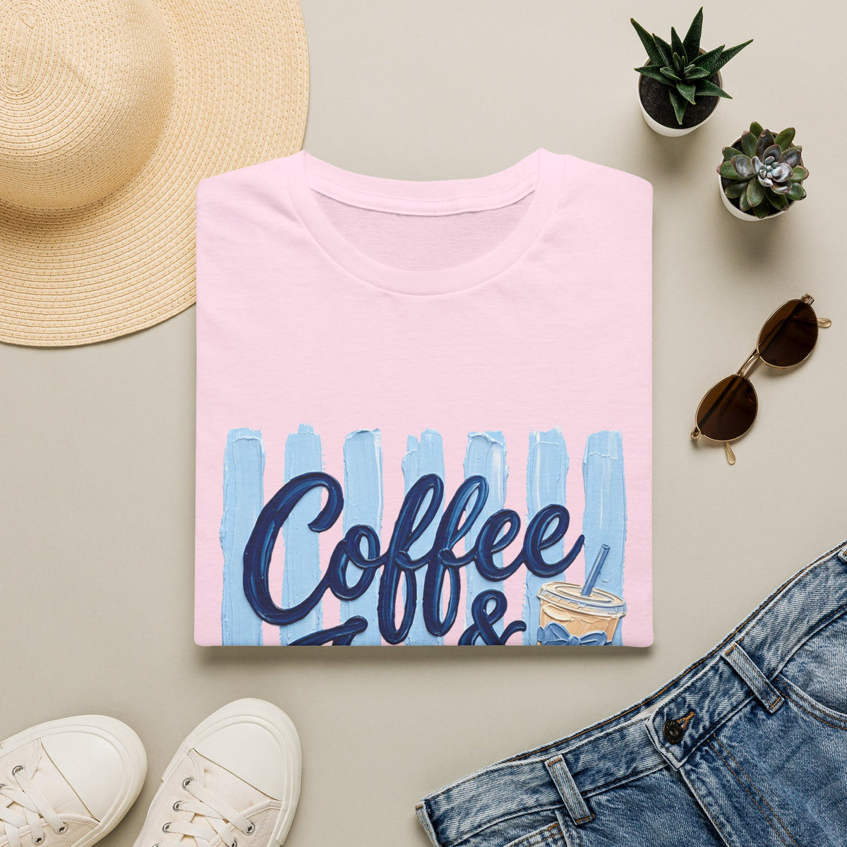 "Coffee & Jesus" Casual Graphic Tee