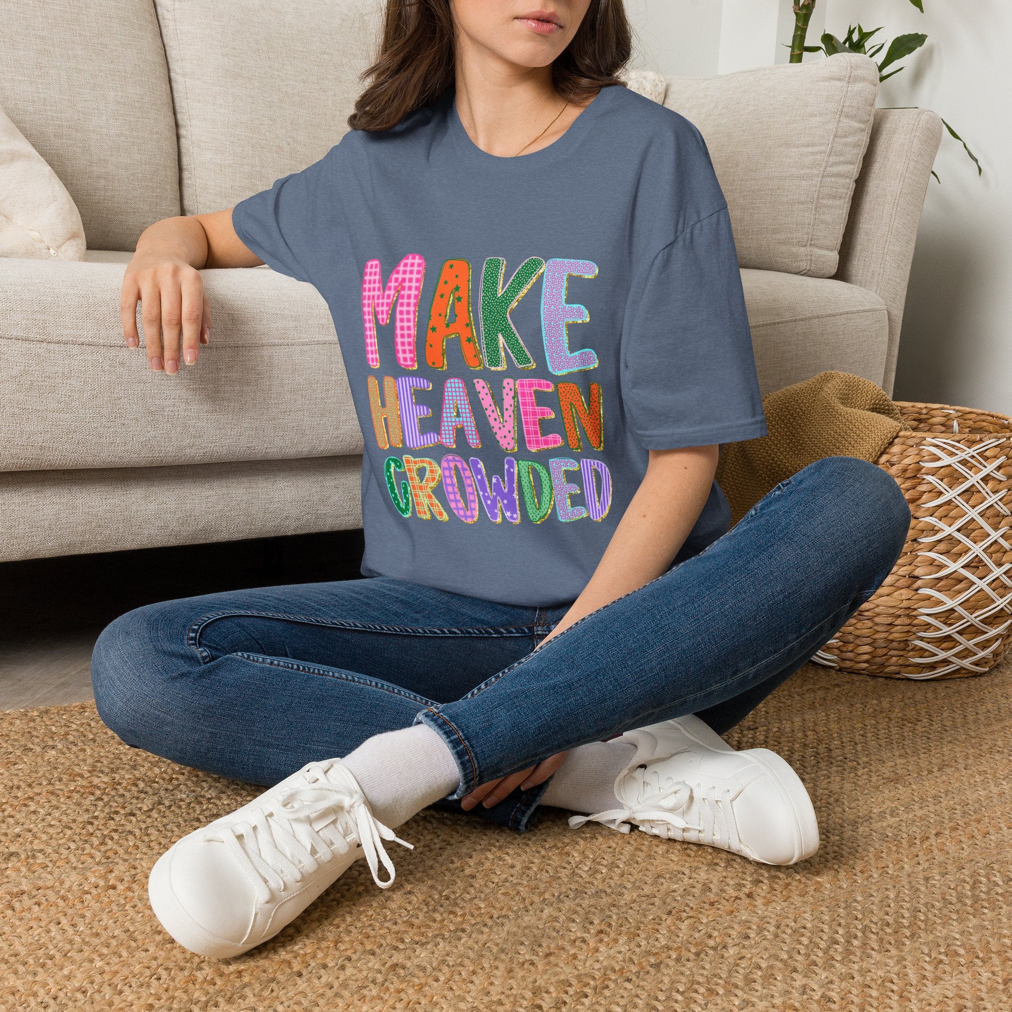 You Are Enough T-Shirt — Positive Floral Graphic Tee