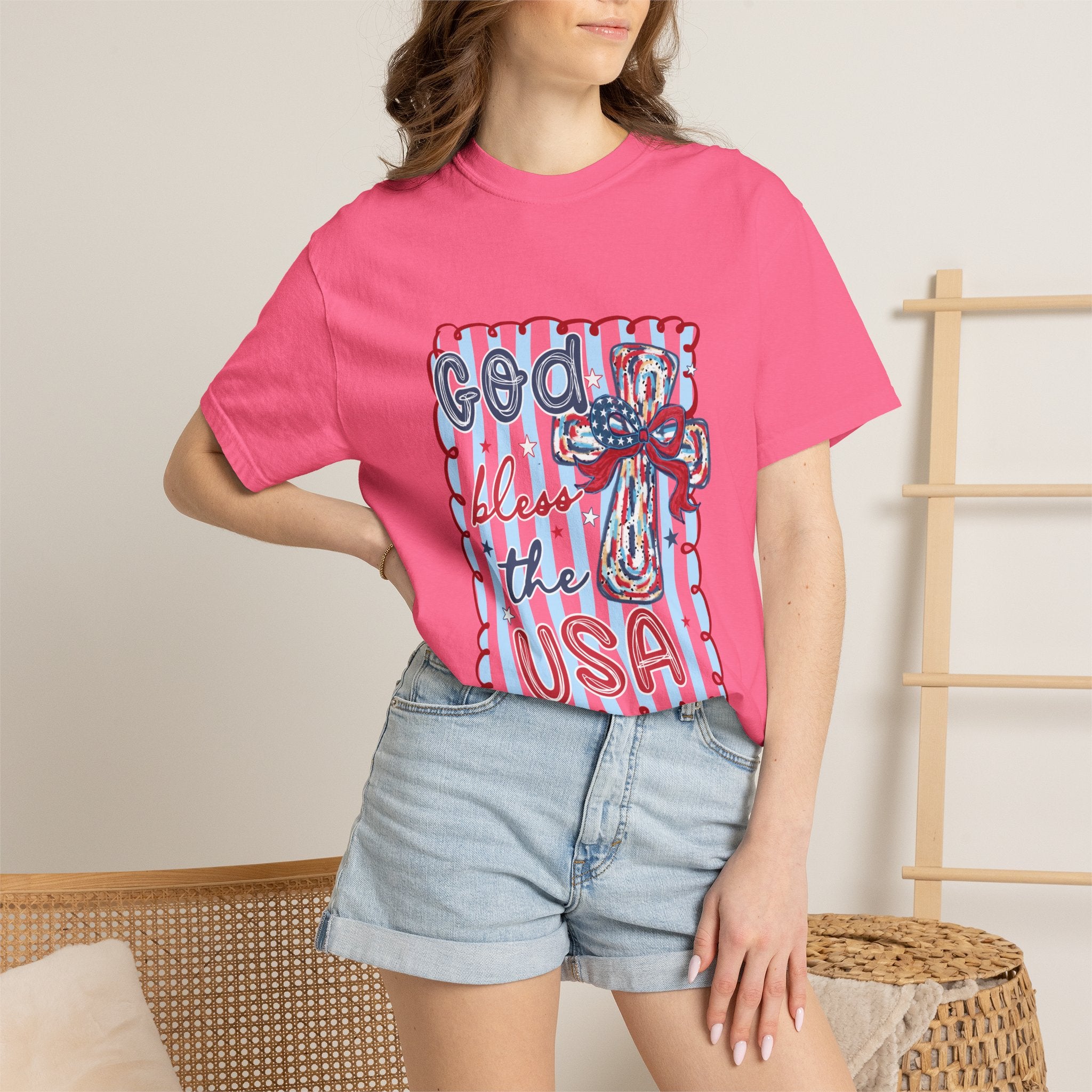 God Bless the USA Patriotic T-Shirt