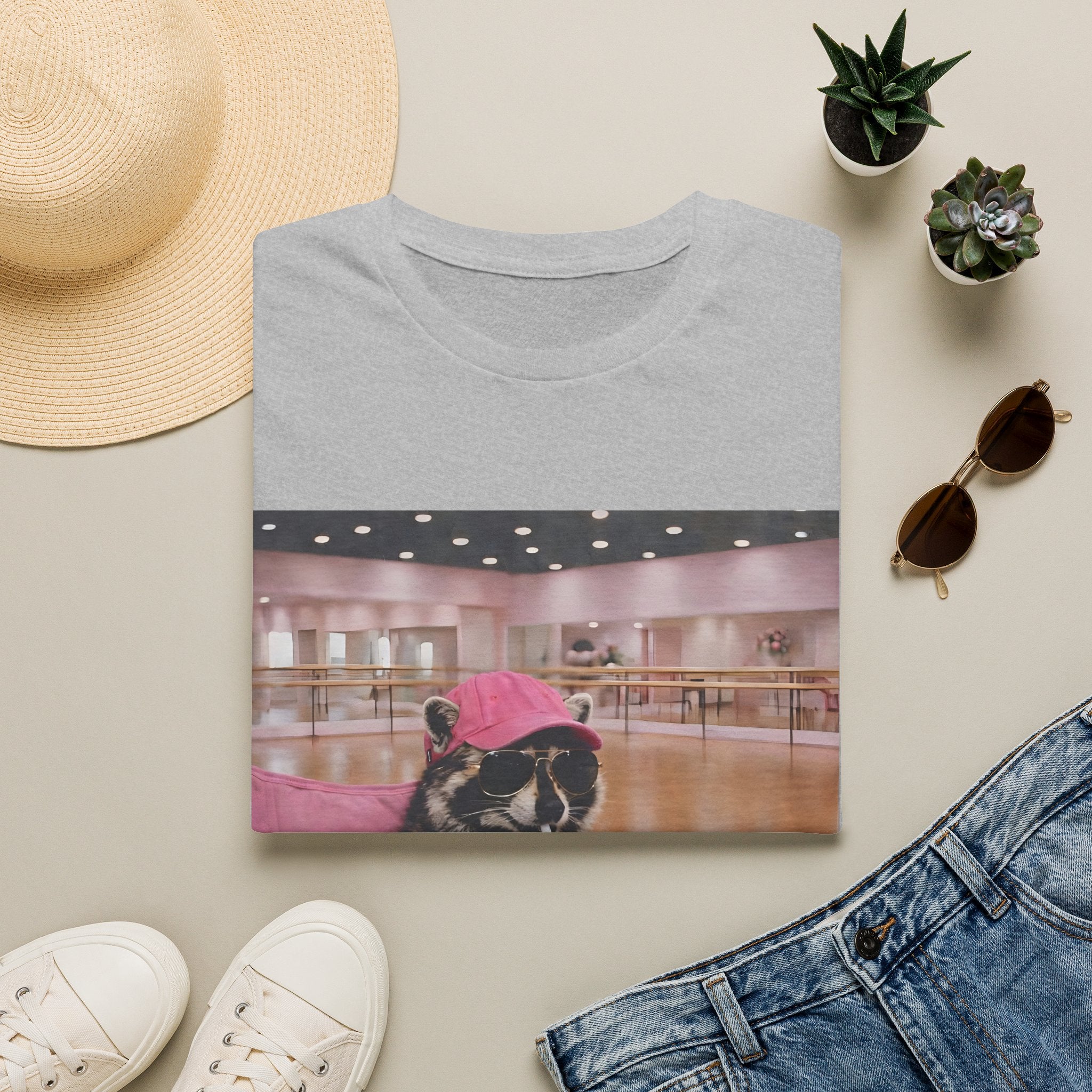 T-Shirt — Cute Dance Mom Graphic Tee ("I Live Here Now")
