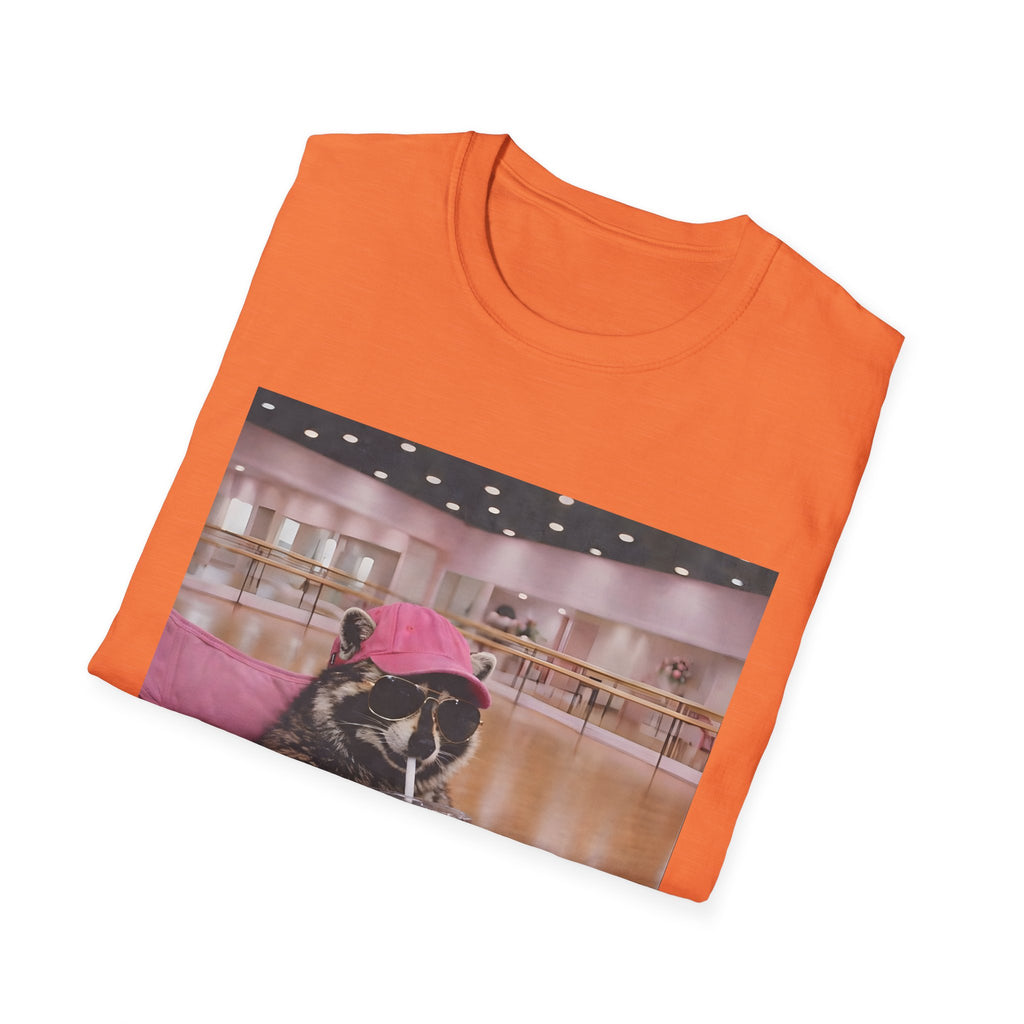 T-Shirt — Cute Dance Mom Graphic Tee ("I Live Here Now")