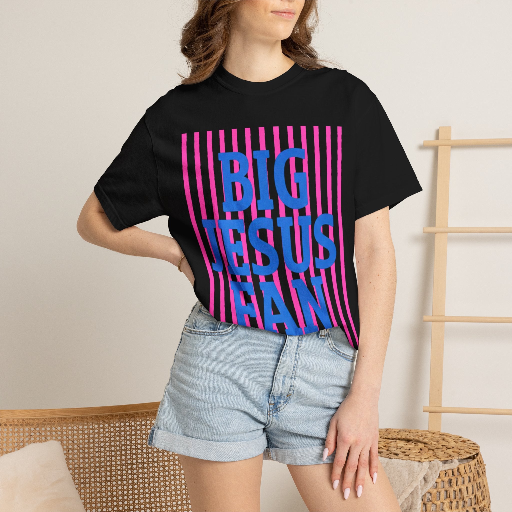 Big Jesus Fan T-Shirt — Bold Christian Faith Tee