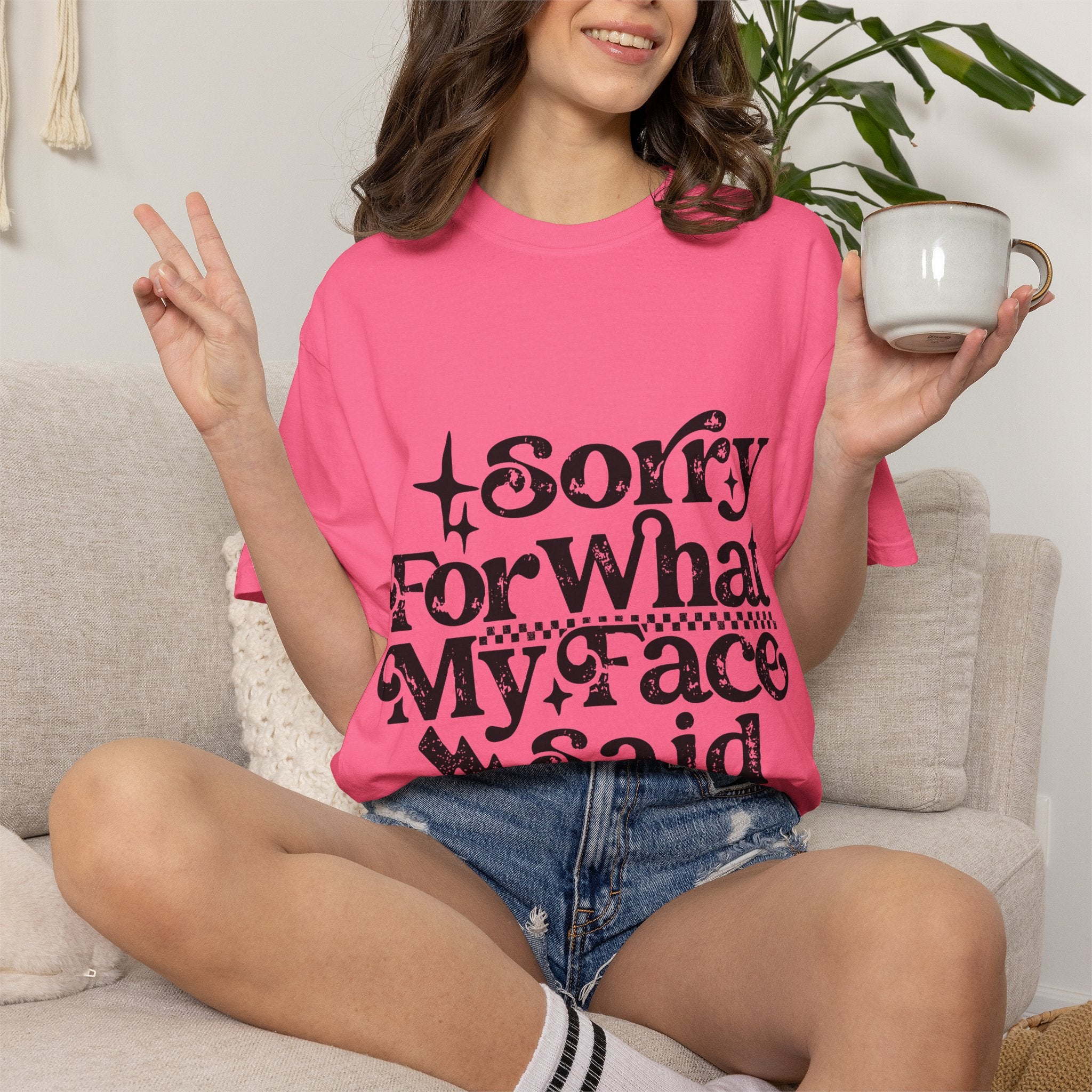 Sorry For What My Face Said T-Shirt