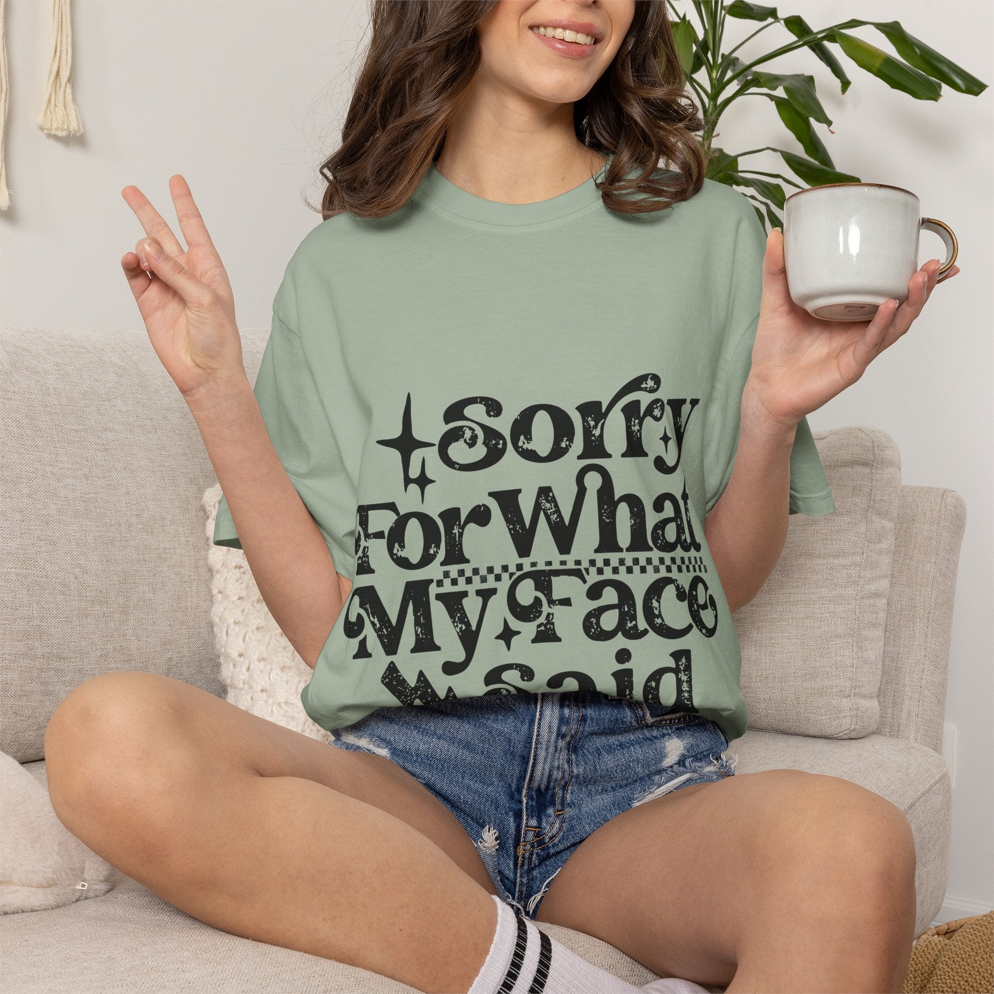 Sorry For What My Face Said T-Shirt