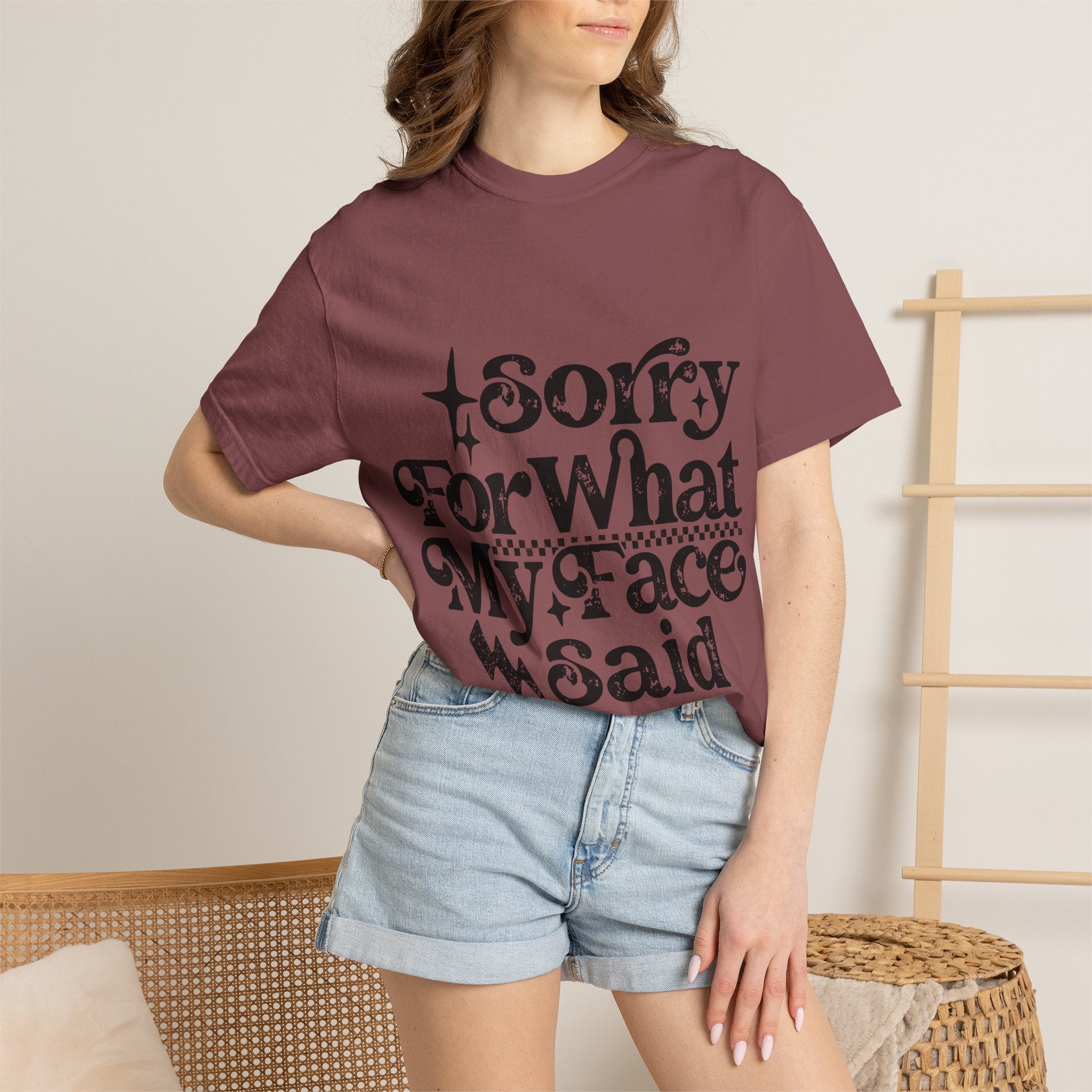 Sorry For What My Face Said T-Shirt