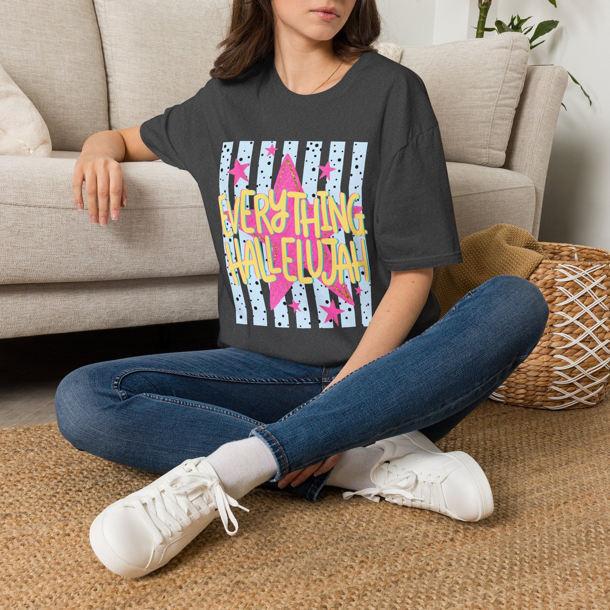 Everything Hallelujah T-Shirt — Retro Star Graphic Tee