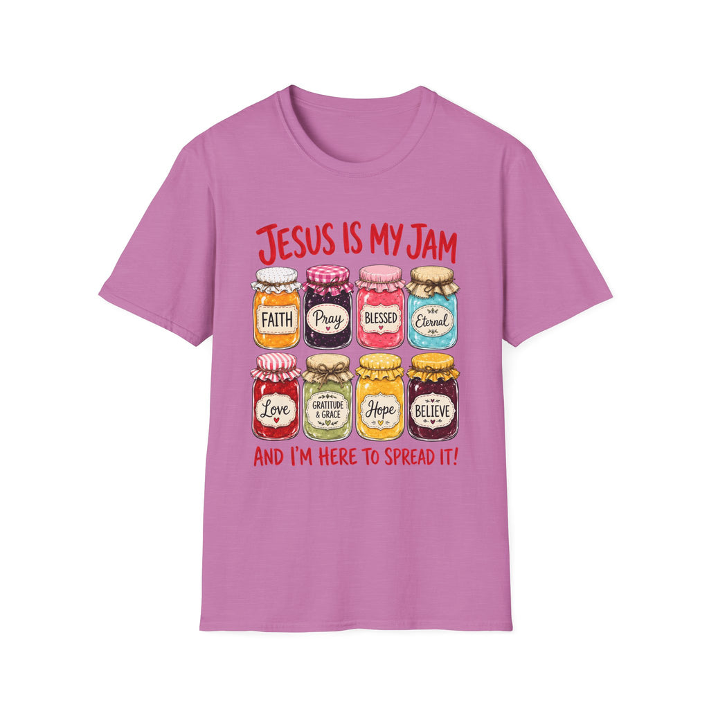 Jesus Is My Jam T-Shirt — Faith & Blessed Jam Jar Graphic Christian Tee