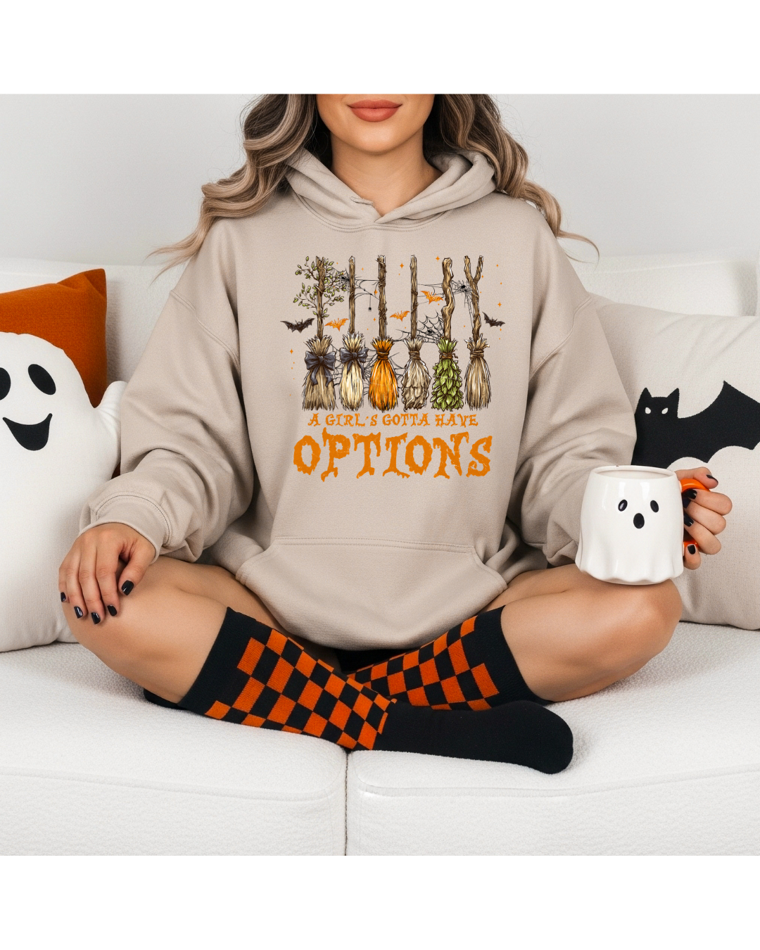 Broom Options Hooded Sweatshirt
