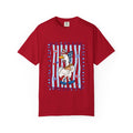 Patriotic Goose Graphic T-Shirt — "Proud Mama" Americana Tee