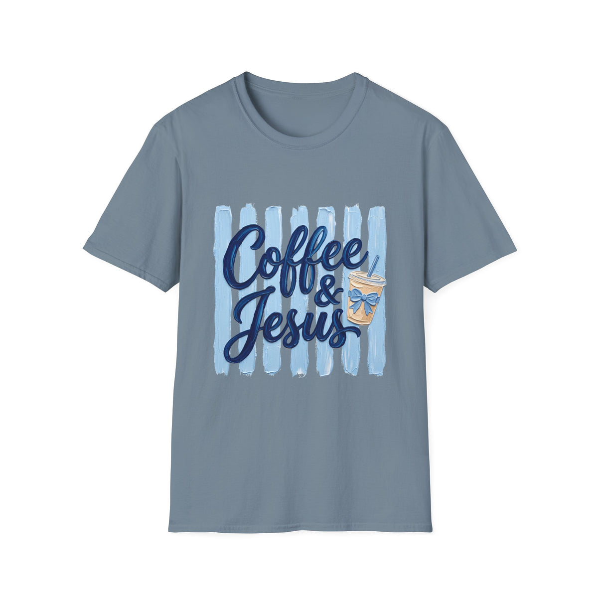 "Coffee & Jesus" Casual Graphic Tee
