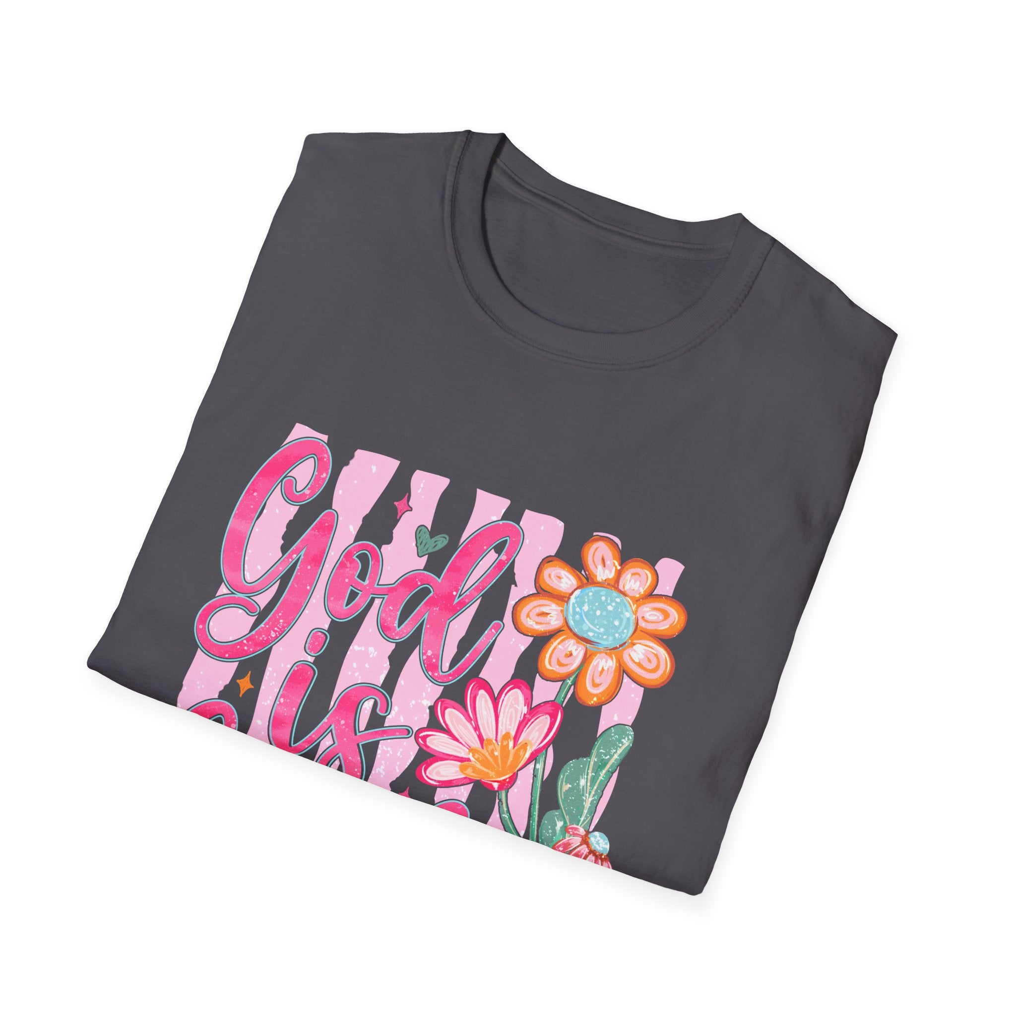 God Is Good Floral T‑Shirt — Inspirational Christian Tee