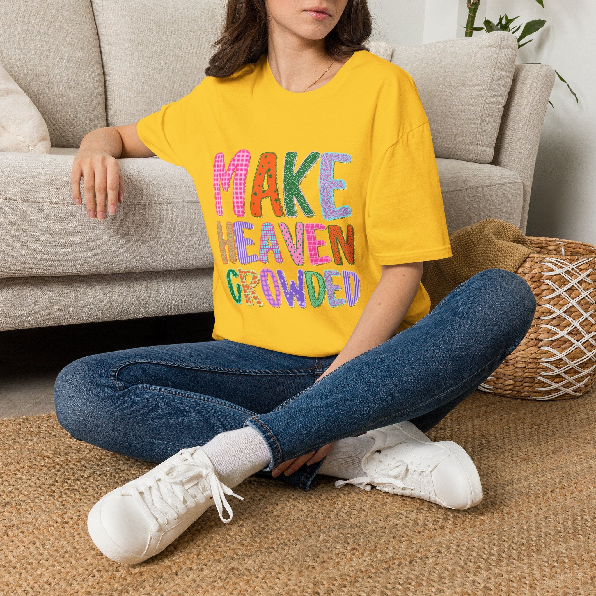 You Are Enough T-Shirt — Positive Floral Graphic Tee