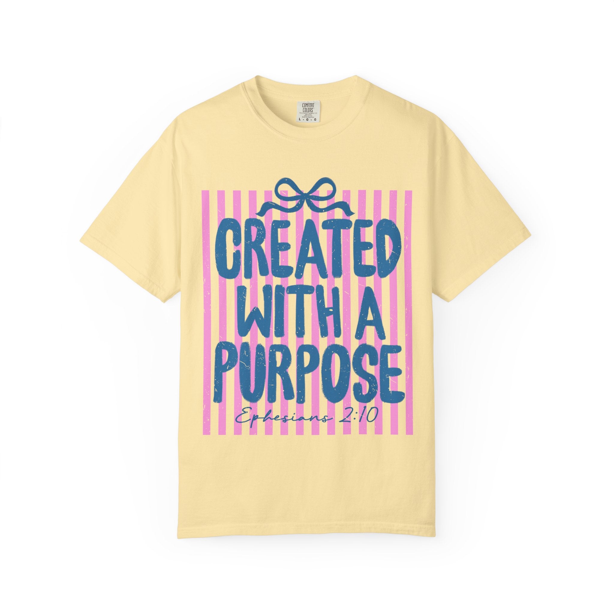 Created With a Purpose T-Shirt — Inspirational Graphic Tee