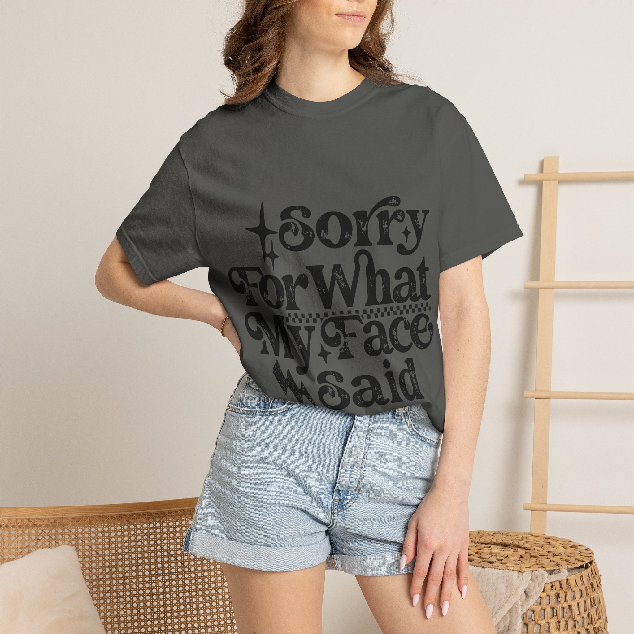 Sorry For What My Face Said T-Shirt