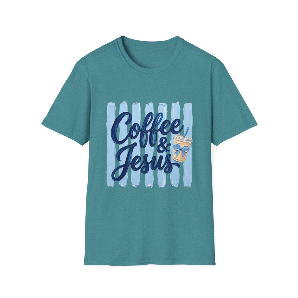 "Coffee & Jesus" Casual Graphic Tee