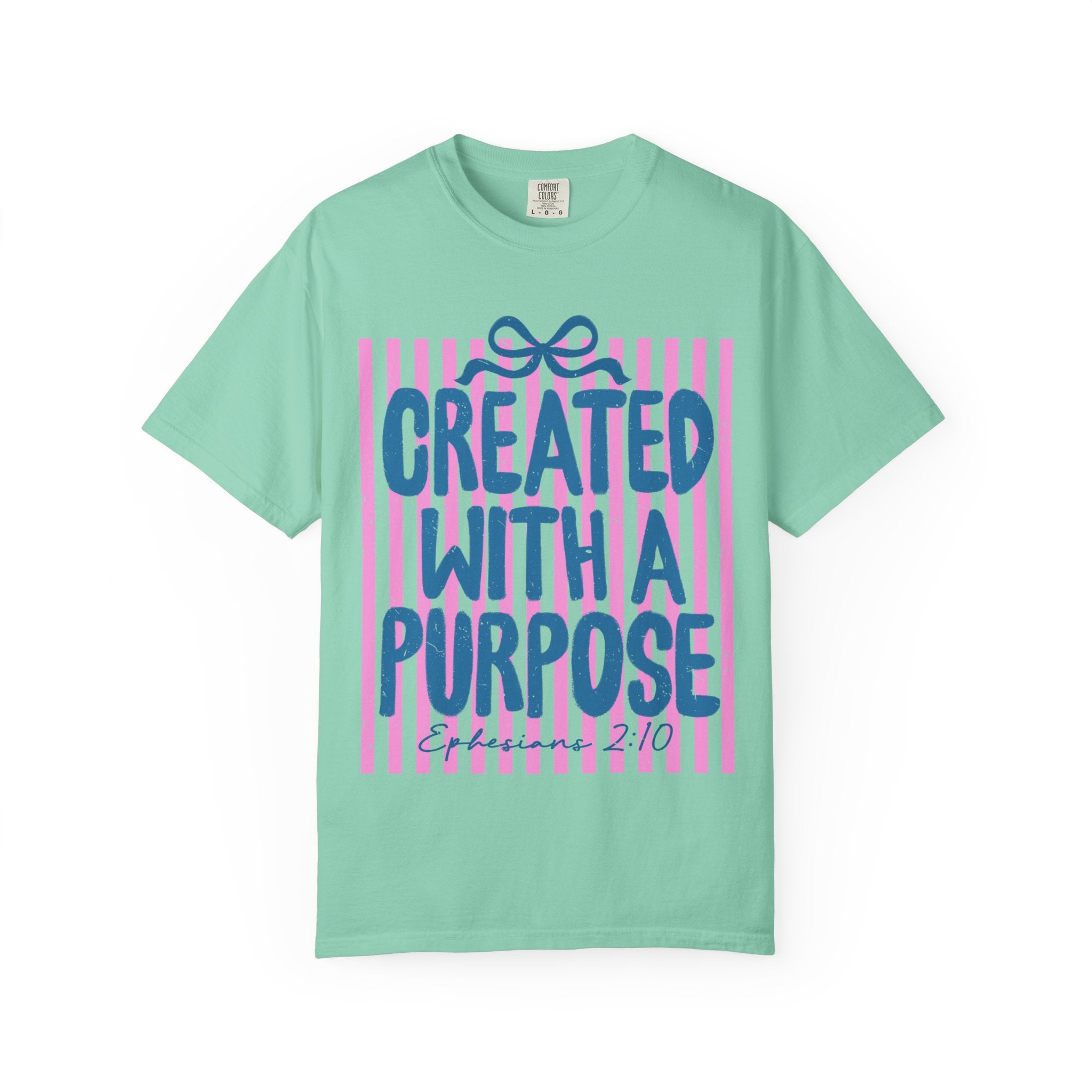 Created With a Purpose T-Shirt — Inspirational Graphic Tee