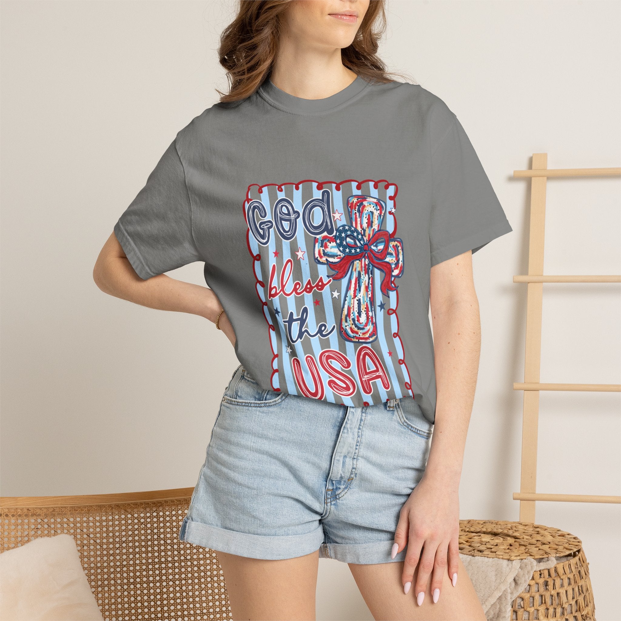God Bless the USA Patriotic T-Shirt