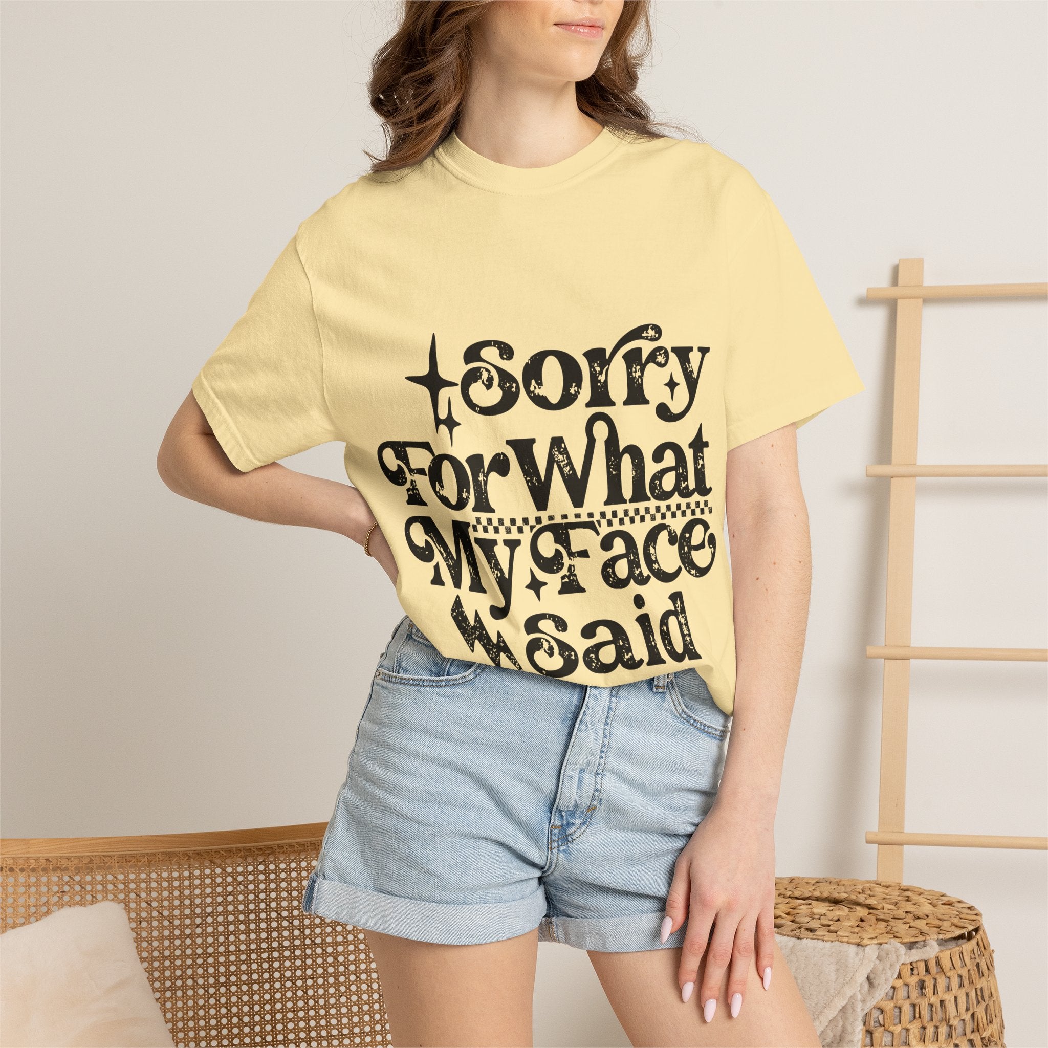 Sorry For What My Face Said T-Shirt