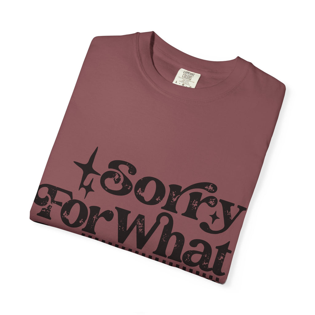 Sorry For What My Face Said T-Shirt
