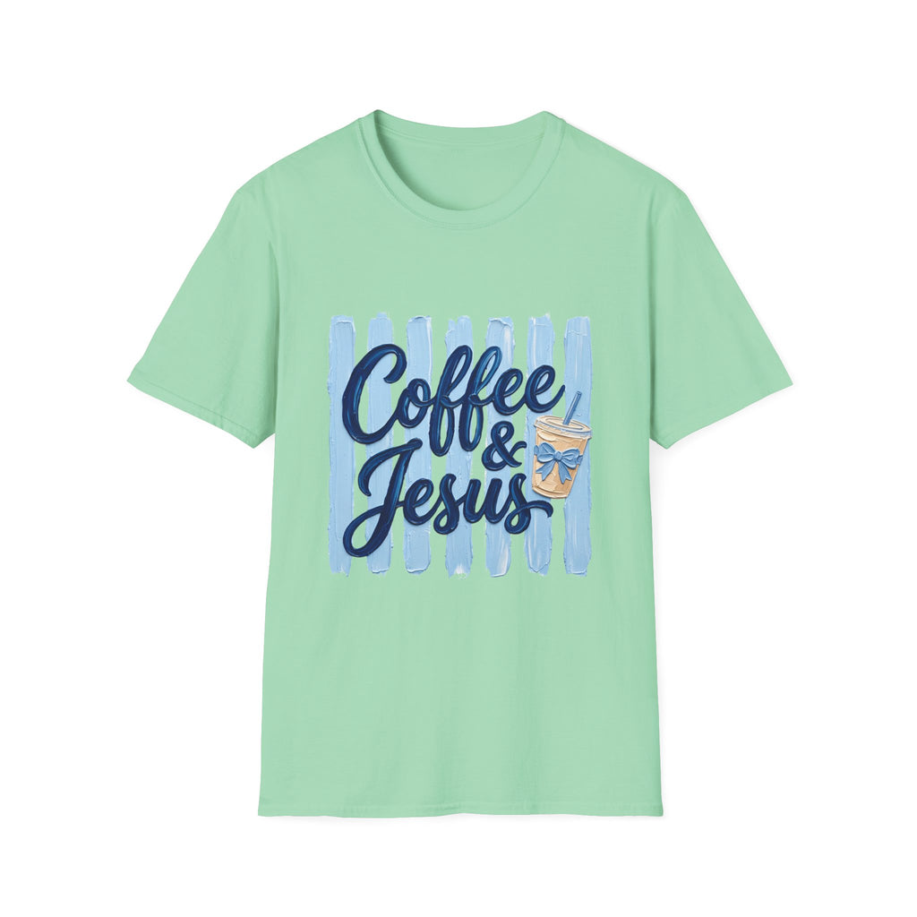 "Coffee & Jesus" Casual Graphic Tee