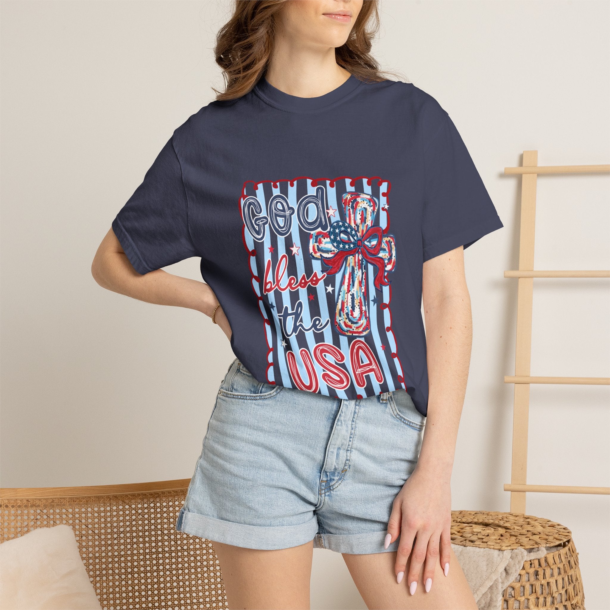God Bless the USA Patriotic T-Shirt