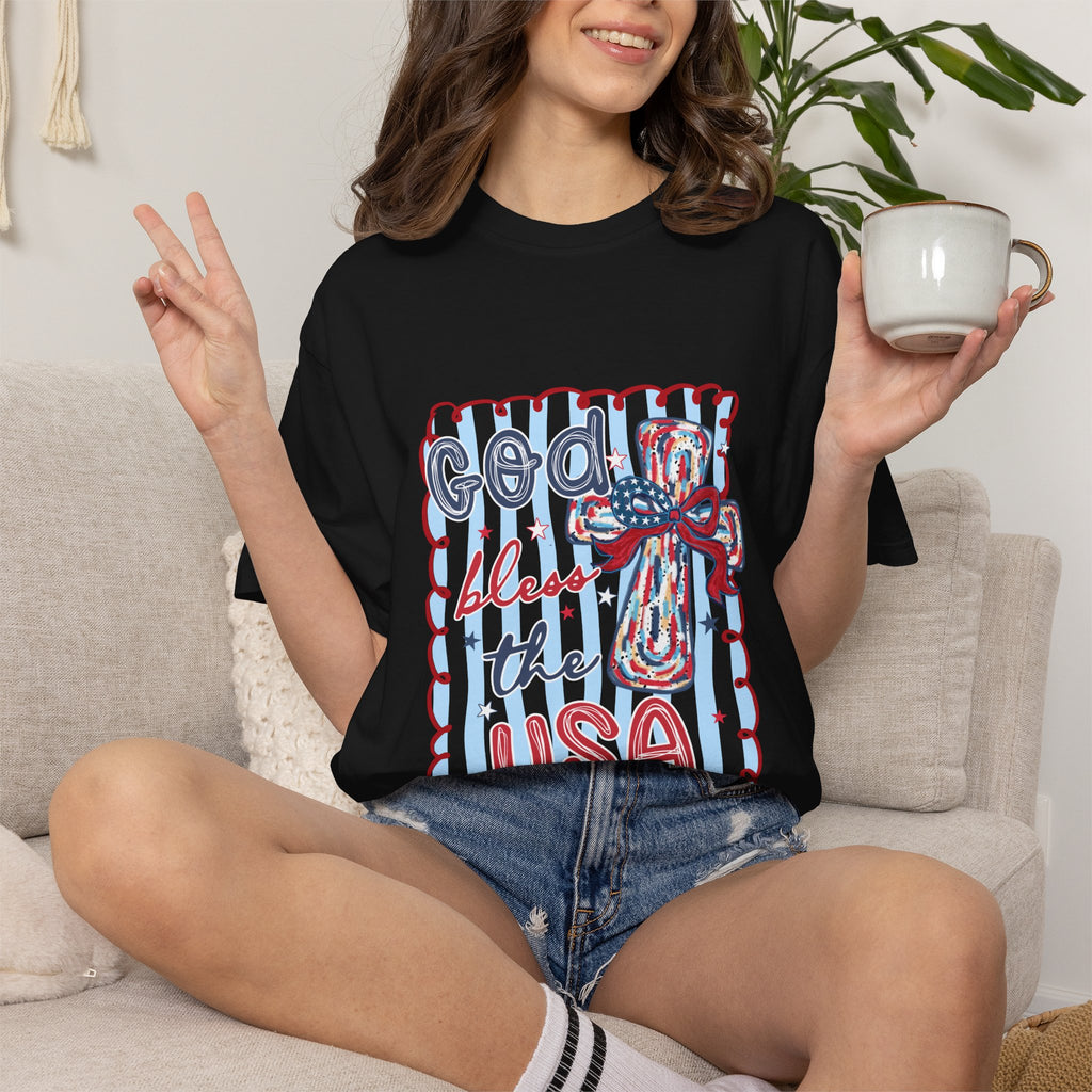 God Bless the USA Patriotic T-Shirt