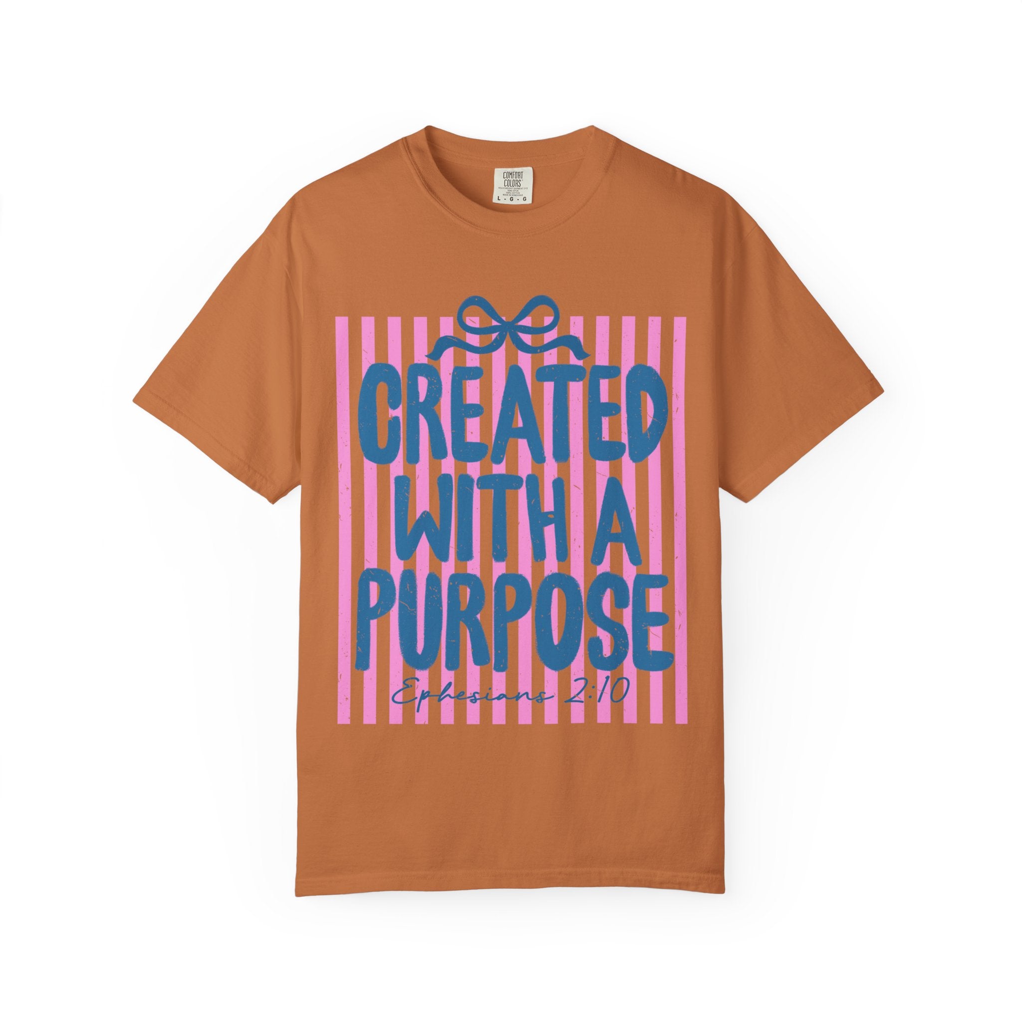 Created With a Purpose T-Shirt — Inspirational Graphic Tee