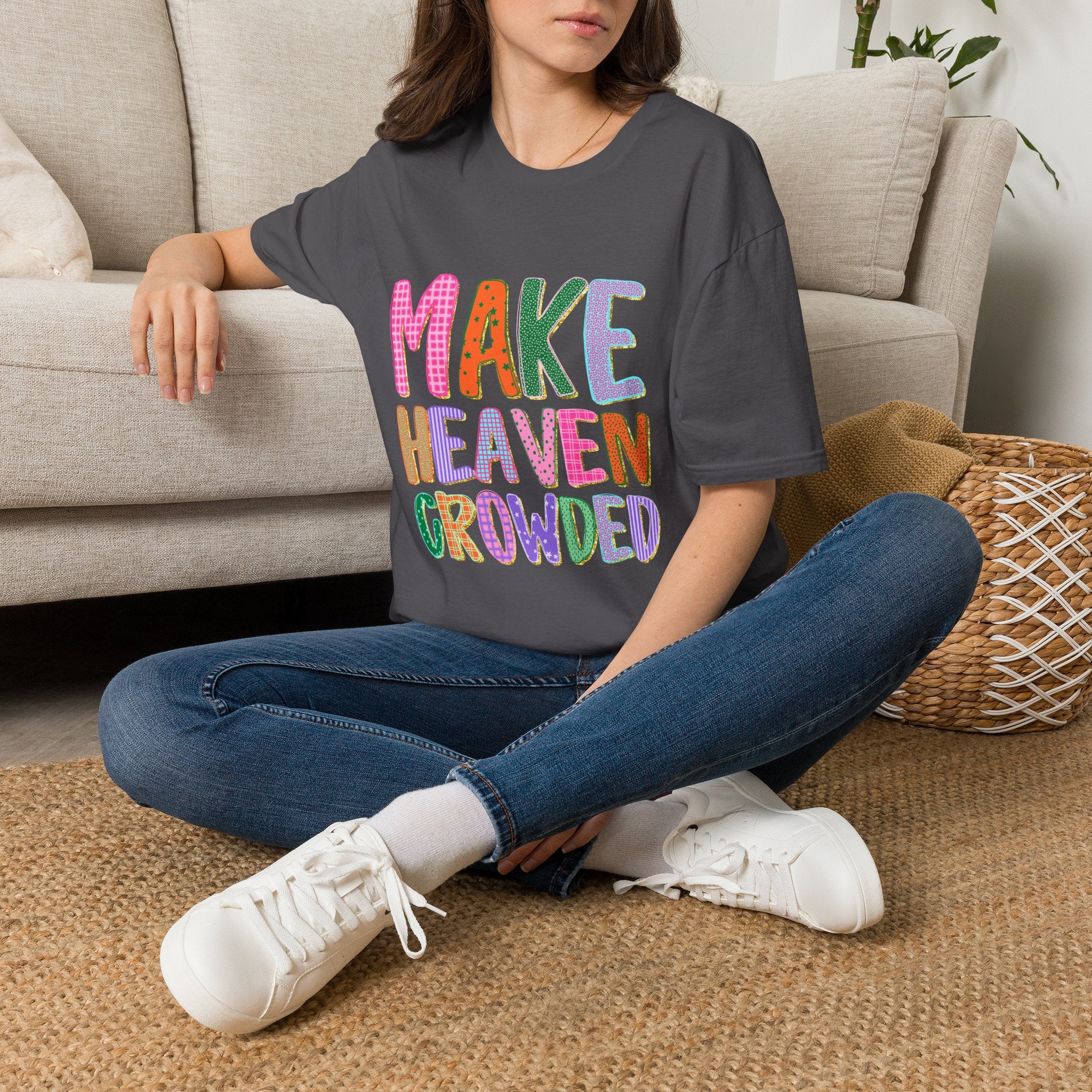 You Are Enough T-Shirt — Positive Floral Graphic Tee