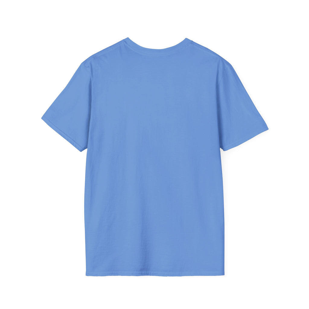 Fueled By Coffee And Anxiety T-Shirt — Retro Pink & Blue Checker Graphic
