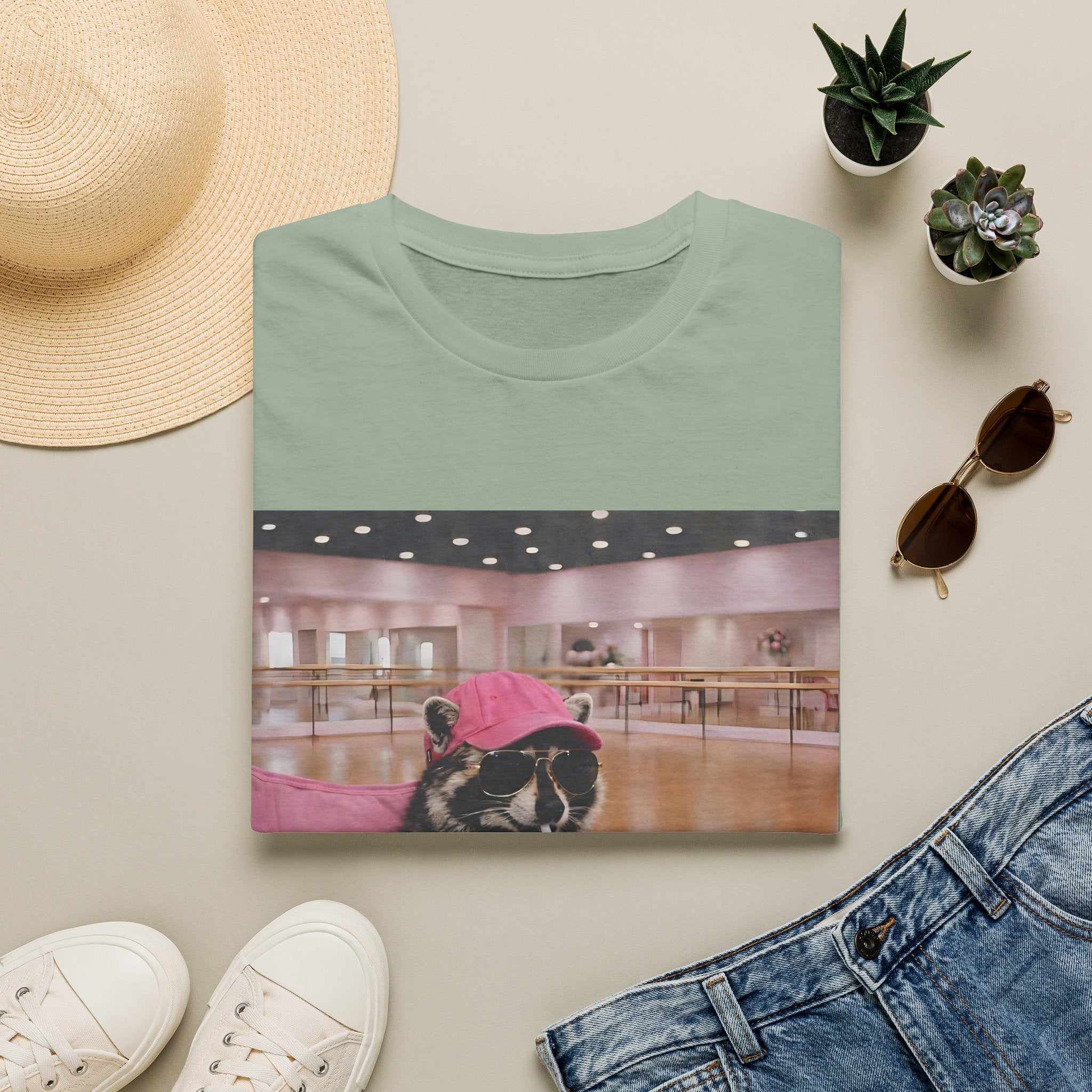 T-Shirt — Cute Dance Mom Graphic Tee ("I Live Here Now")