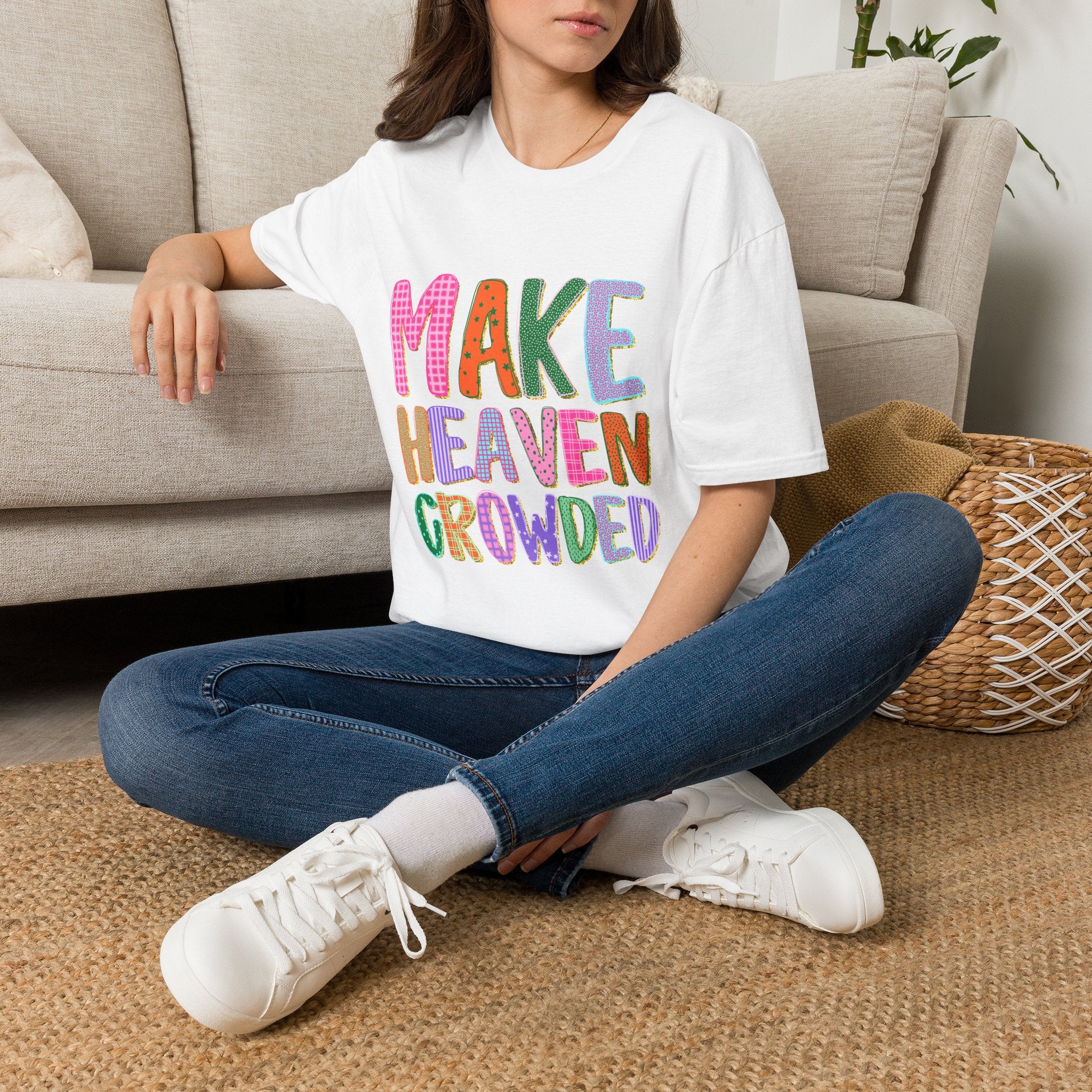You Are Enough T-Shirt — Positive Floral Graphic Tee