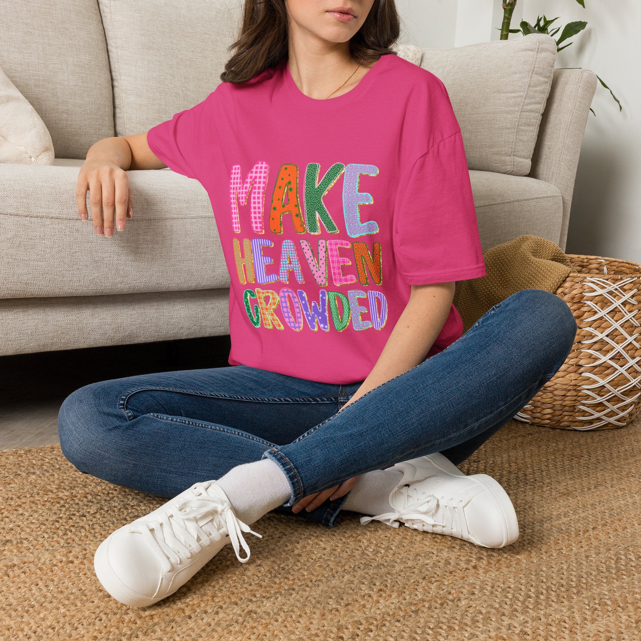 You Are Enough T-Shirt — Positive Floral Graphic Tee