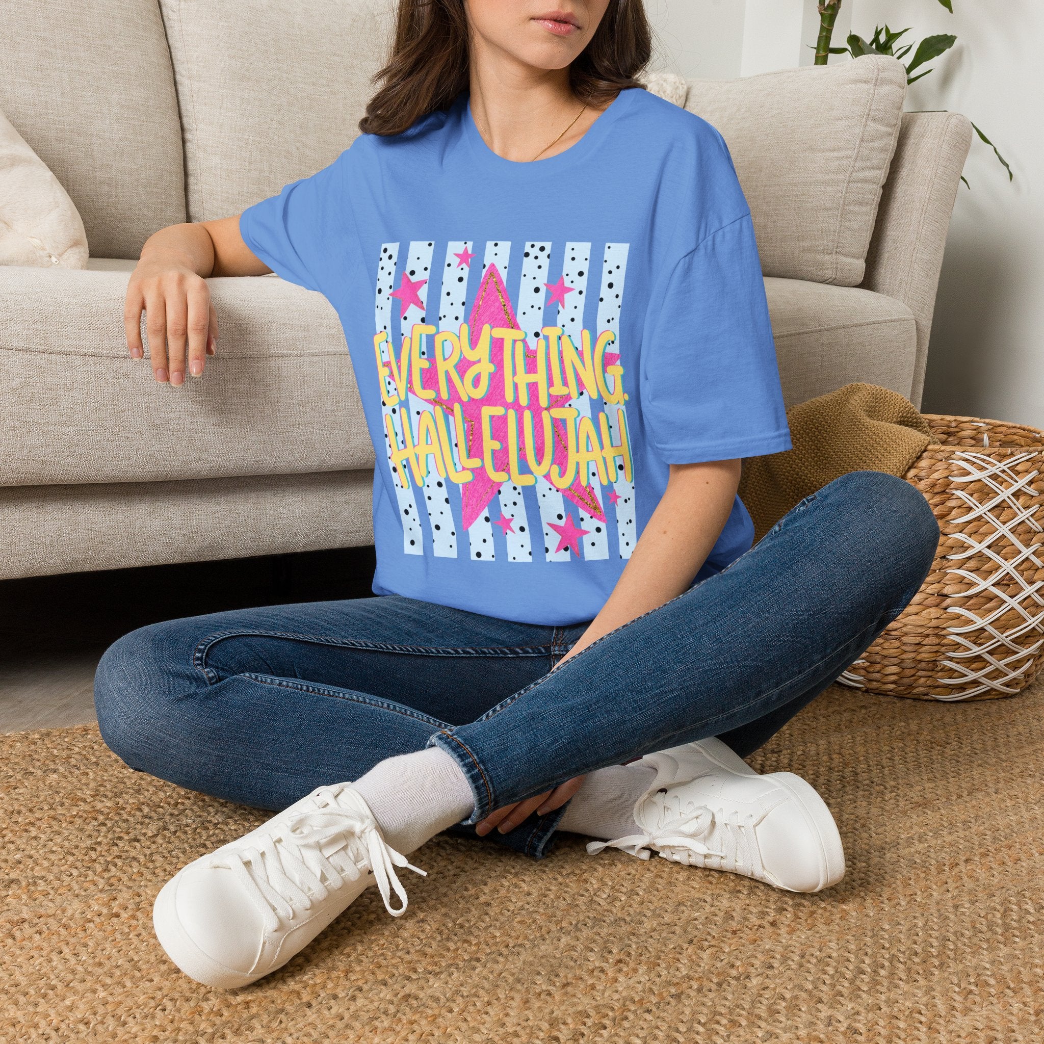 Everything Hallelujah T-Shirt — Retro Star Graphic Tee