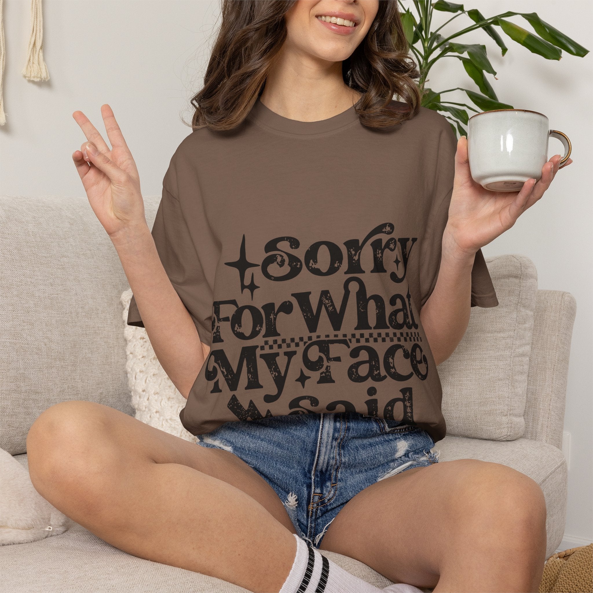 Sorry For What My Face Said T-Shirt