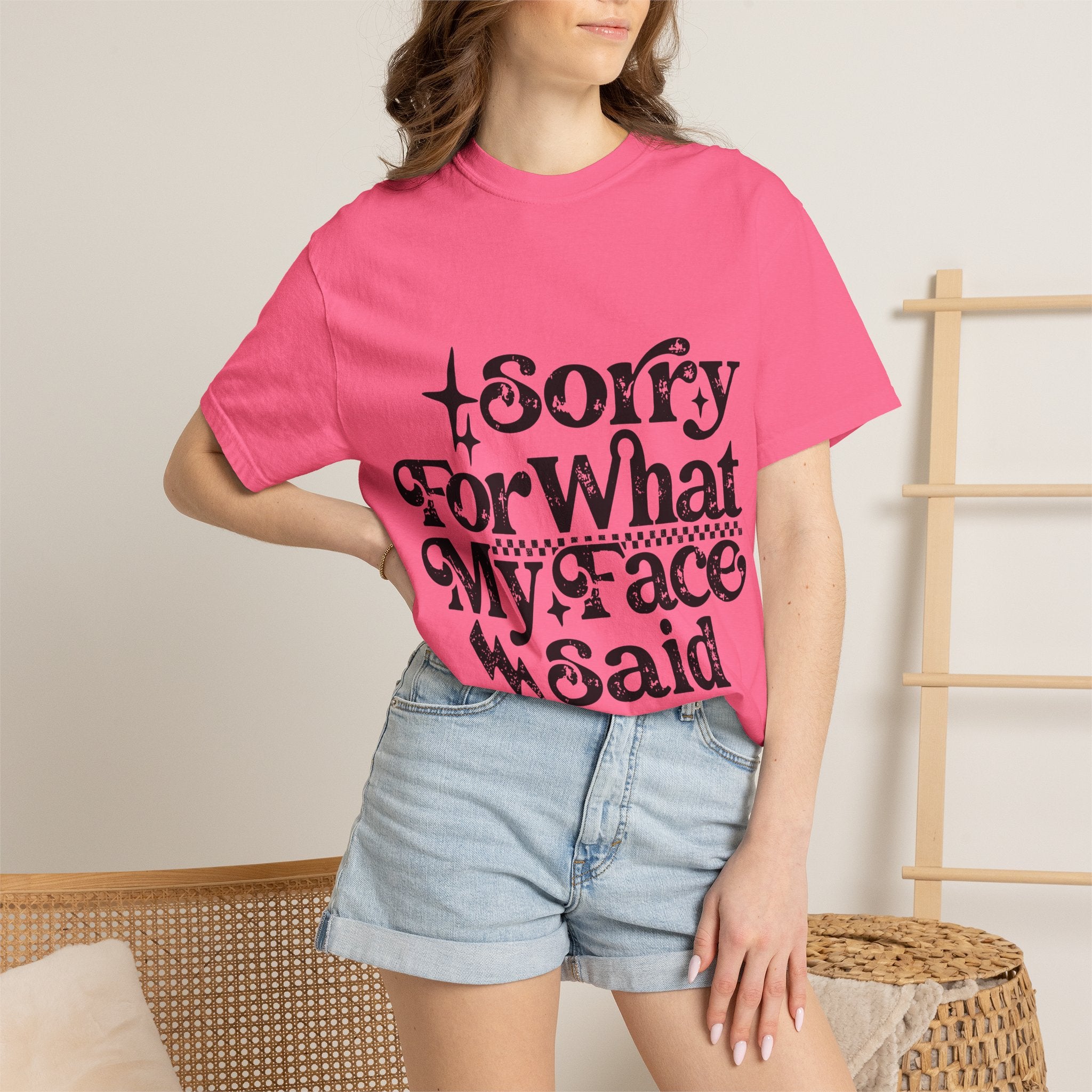 Sorry For What My Face Said T-Shirt