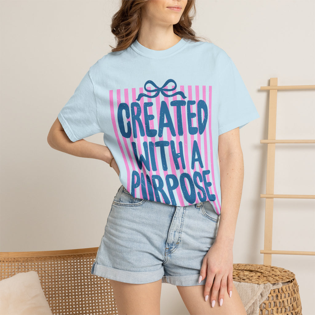 Created With a Purpose T-Shirt — Inspirational Graphic Tee