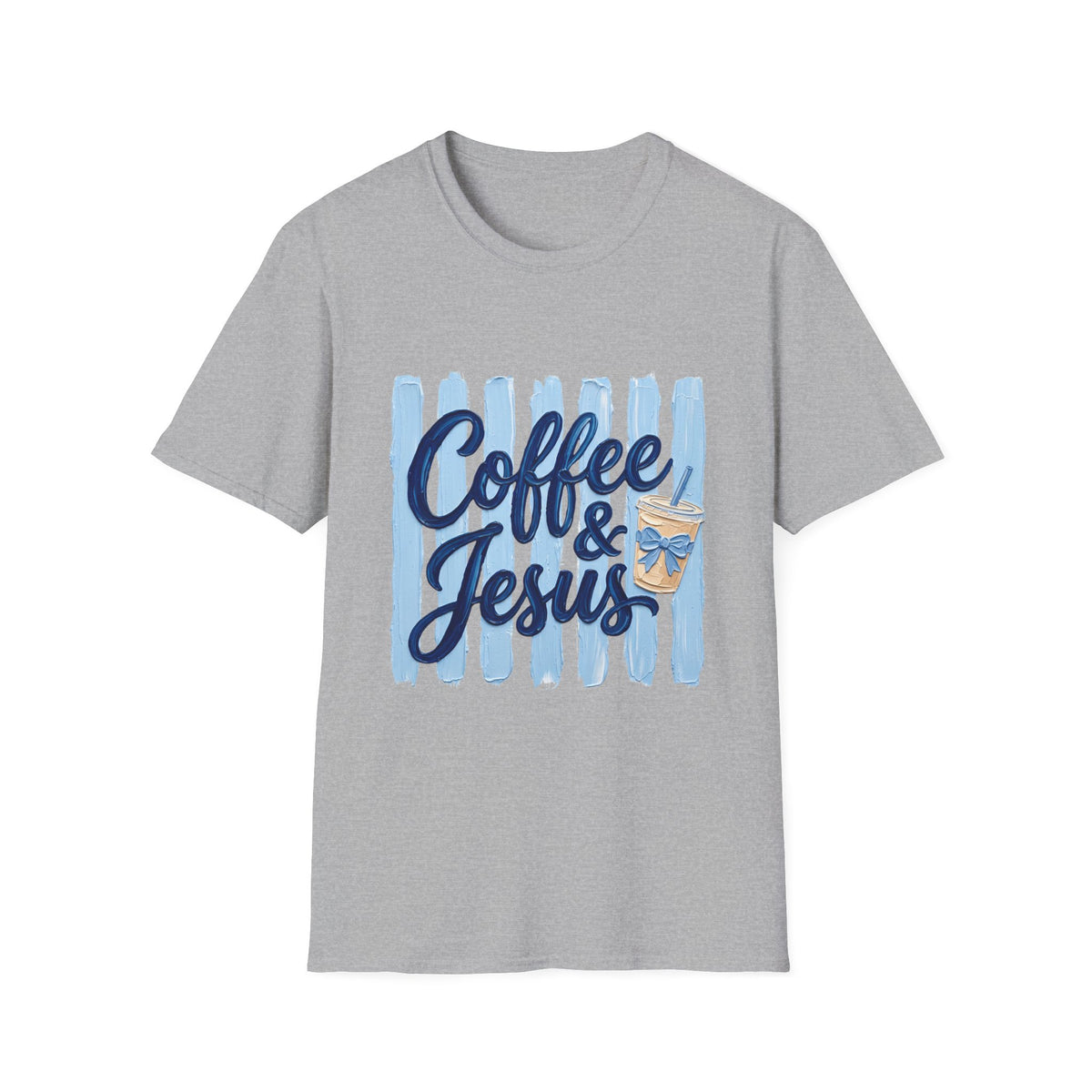 "Coffee & Jesus" Casual Graphic Tee