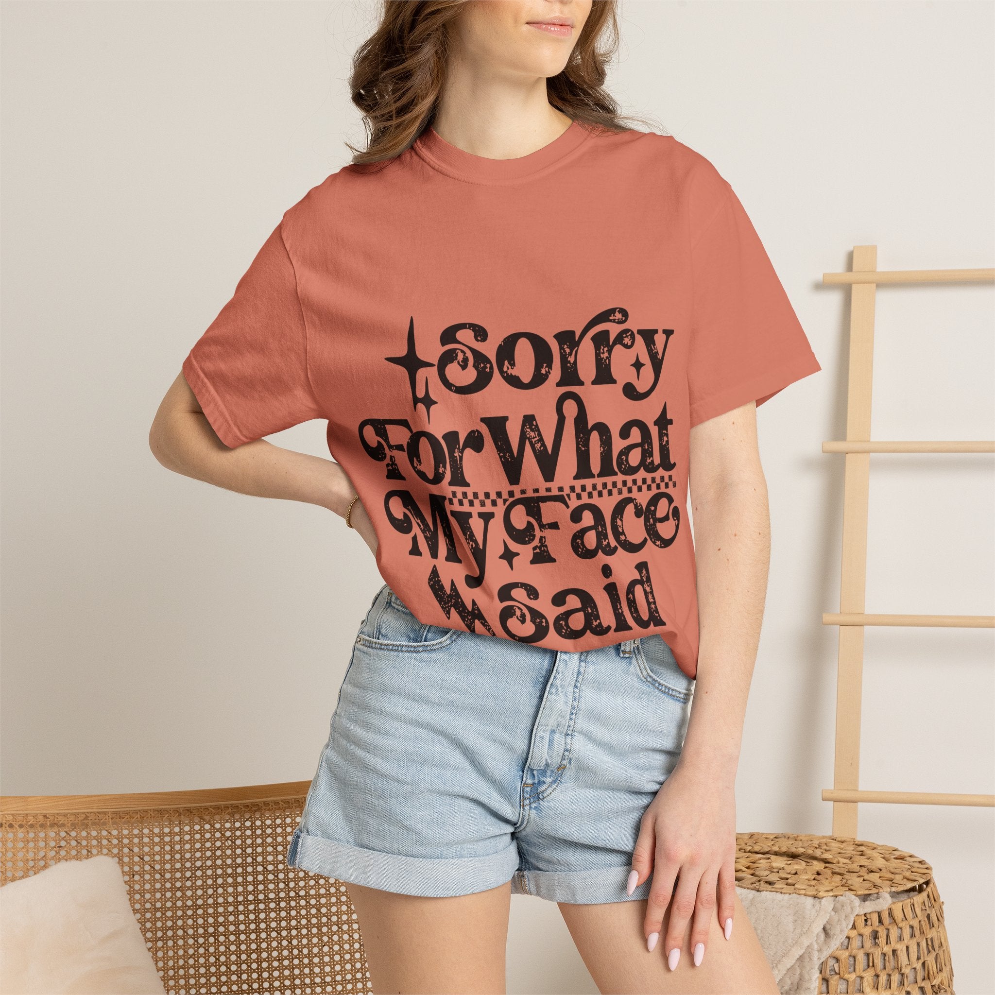 Sorry For What My Face Said T-Shirt