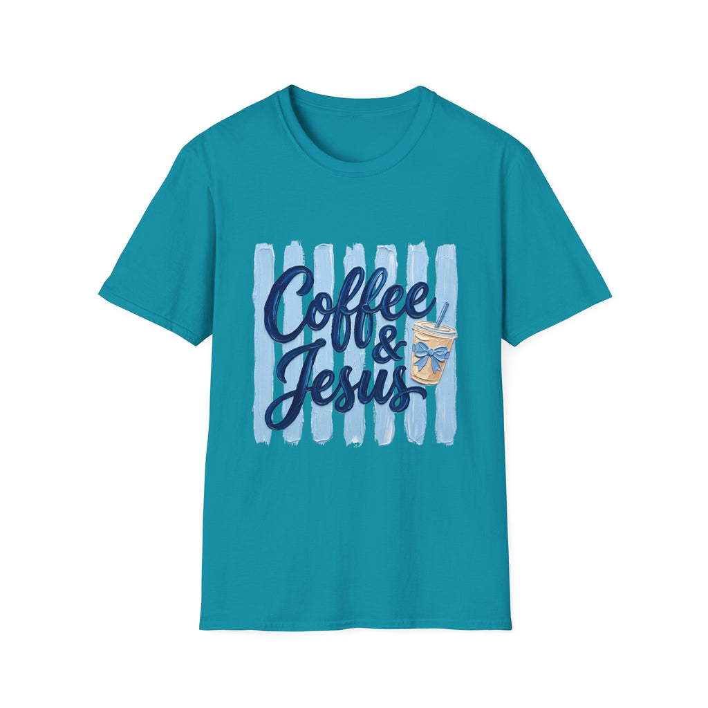 "Coffee & Jesus" Casual Graphic Tee