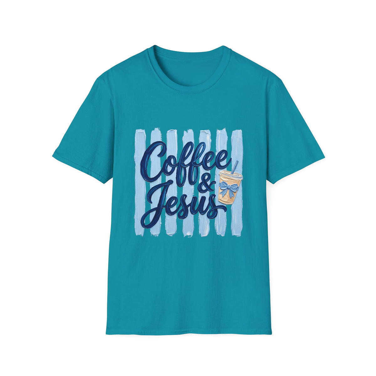 "Coffee & Jesus" Casual Graphic Tee
