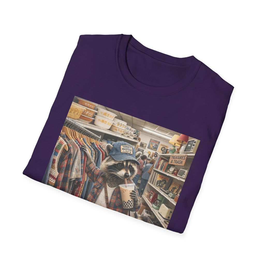 Thrifted Raccoon T-Shirt — "I'd Thrift That" Vintage Store Graphic Tee