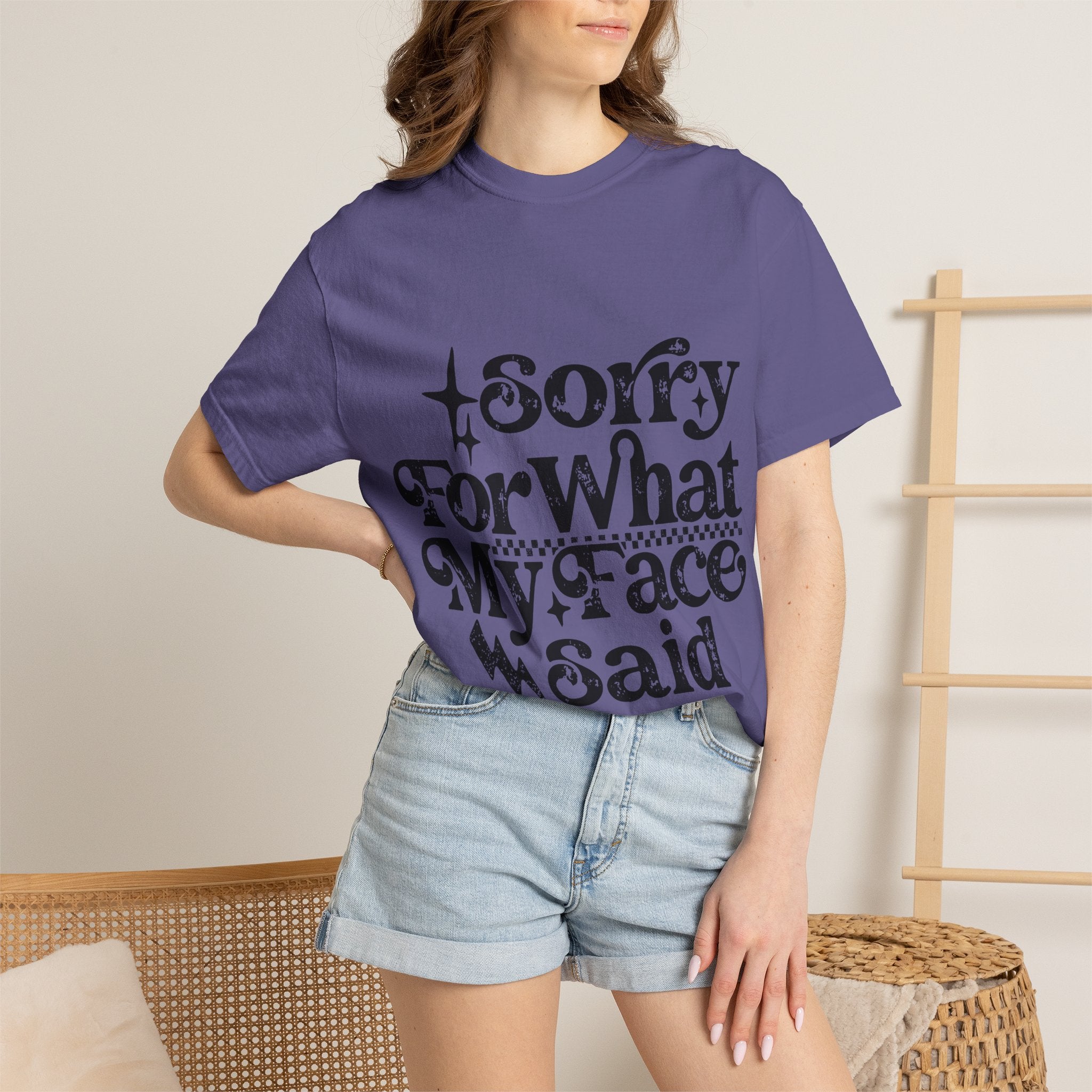 Sorry For What My Face Said T-Shirt