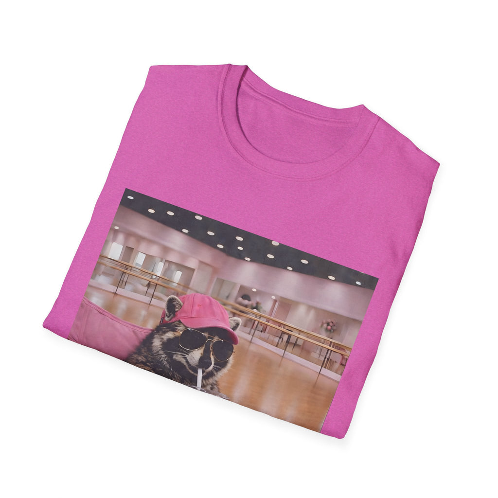 T-Shirt — Cute Dance Mom Graphic Tee ("I Live Here Now")