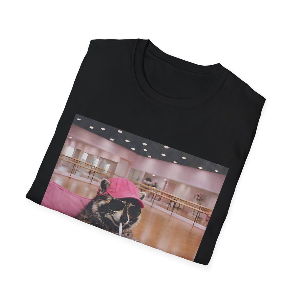 T-Shirt — Cute Dance Mom Graphic Tee ("I Live Here Now")